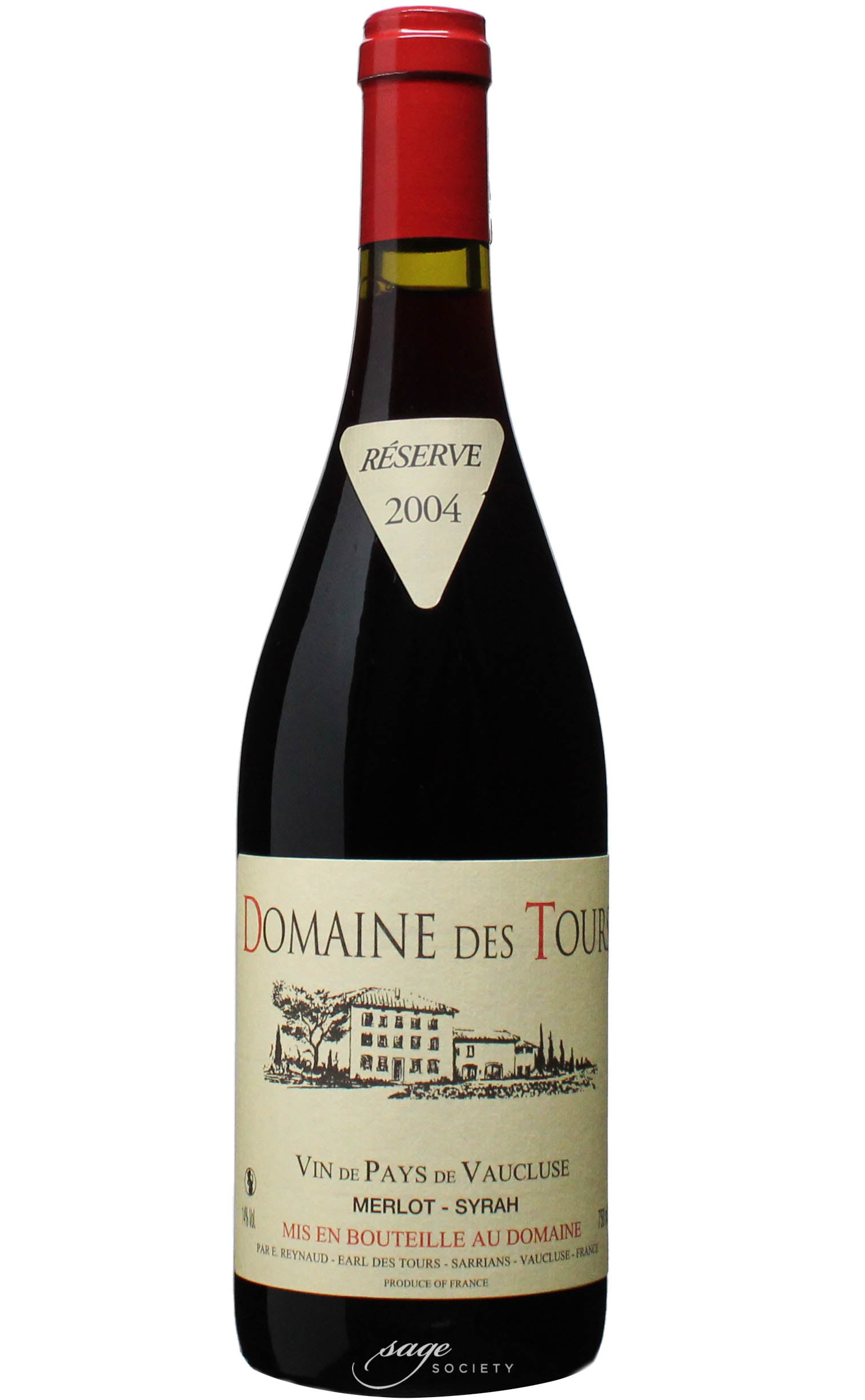 2004 Domaine des Tours Vaucluse Réserve Merlot-Syrah