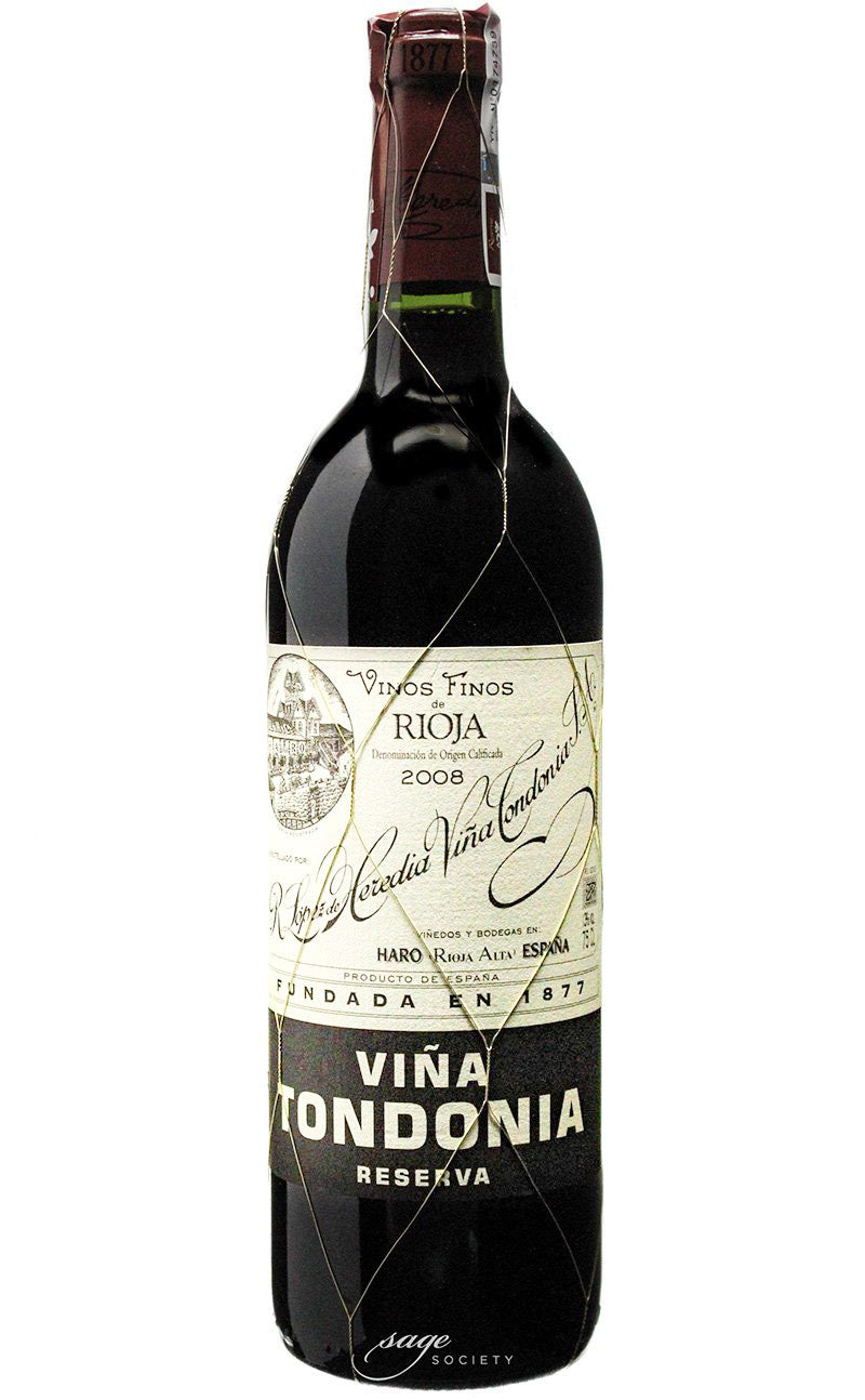 2008 R. López de Heredia Rioja Reserva Viña Tondonia
