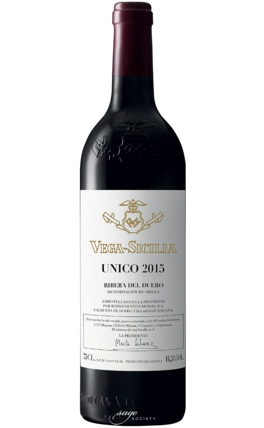 2015 Bodegas Vega-Sicilia Ribera del Duero Único