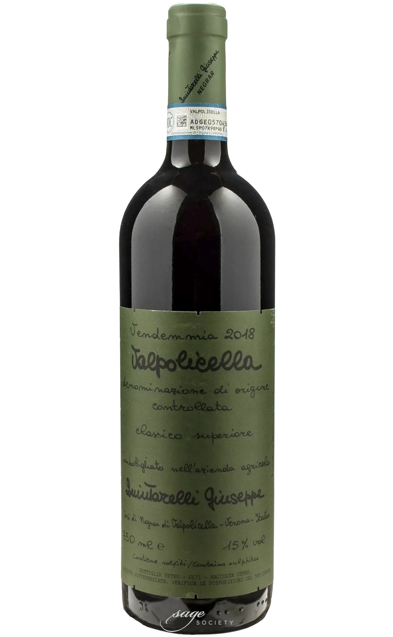 2018 Giuseppe Quintarelli Valpolicella Classico Superiore