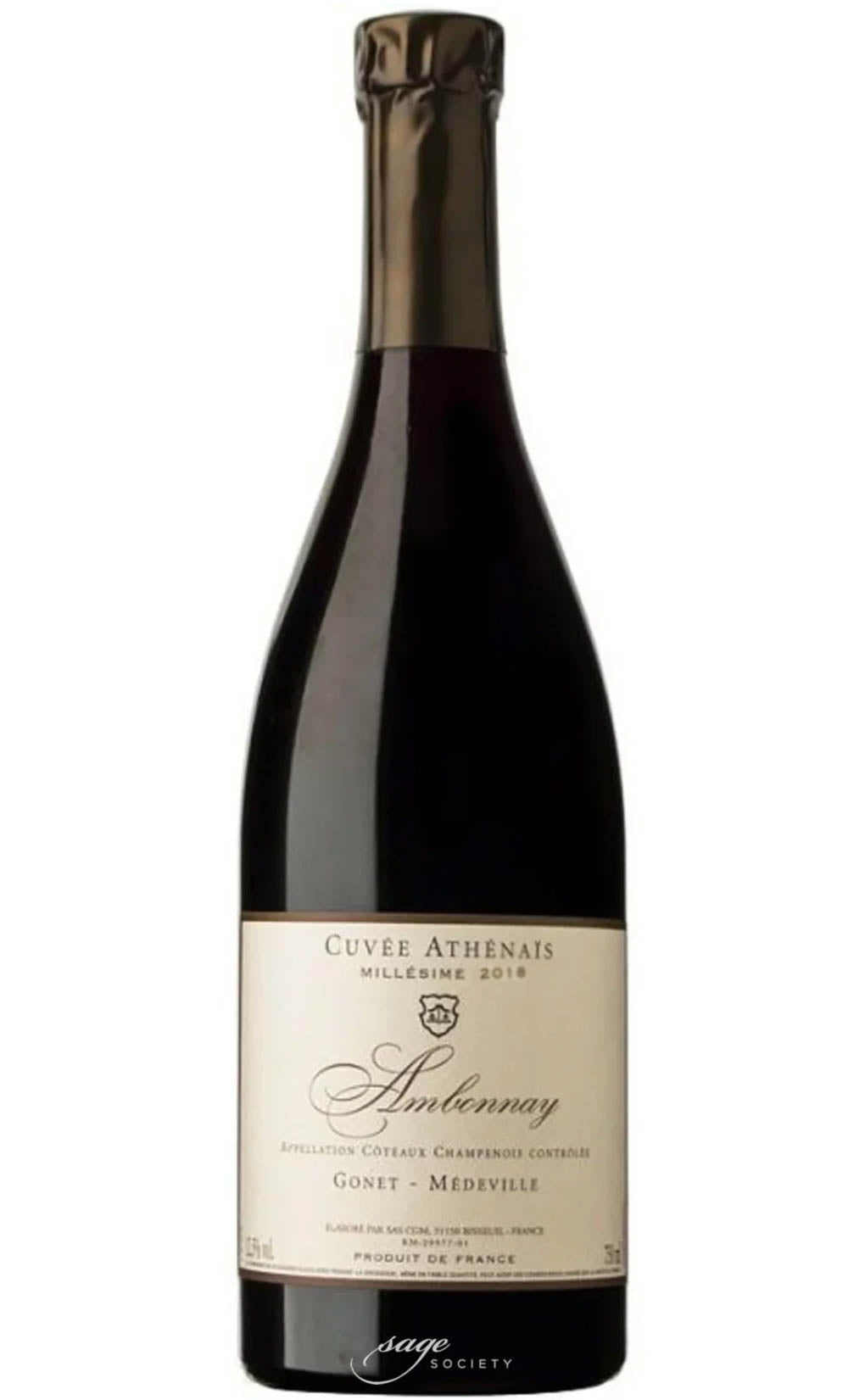 2018 Gonet-Médeville Coteaux Champenois Cuvée Athenais Ambonnay Rouge