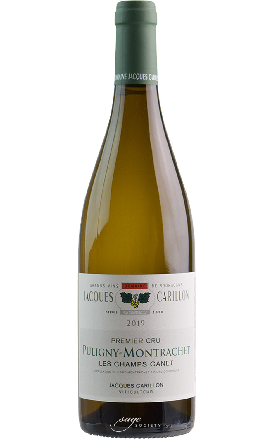 2019 Domaine Jacques Carillon Puligny-Montrachet 1er Cru Champs Canet