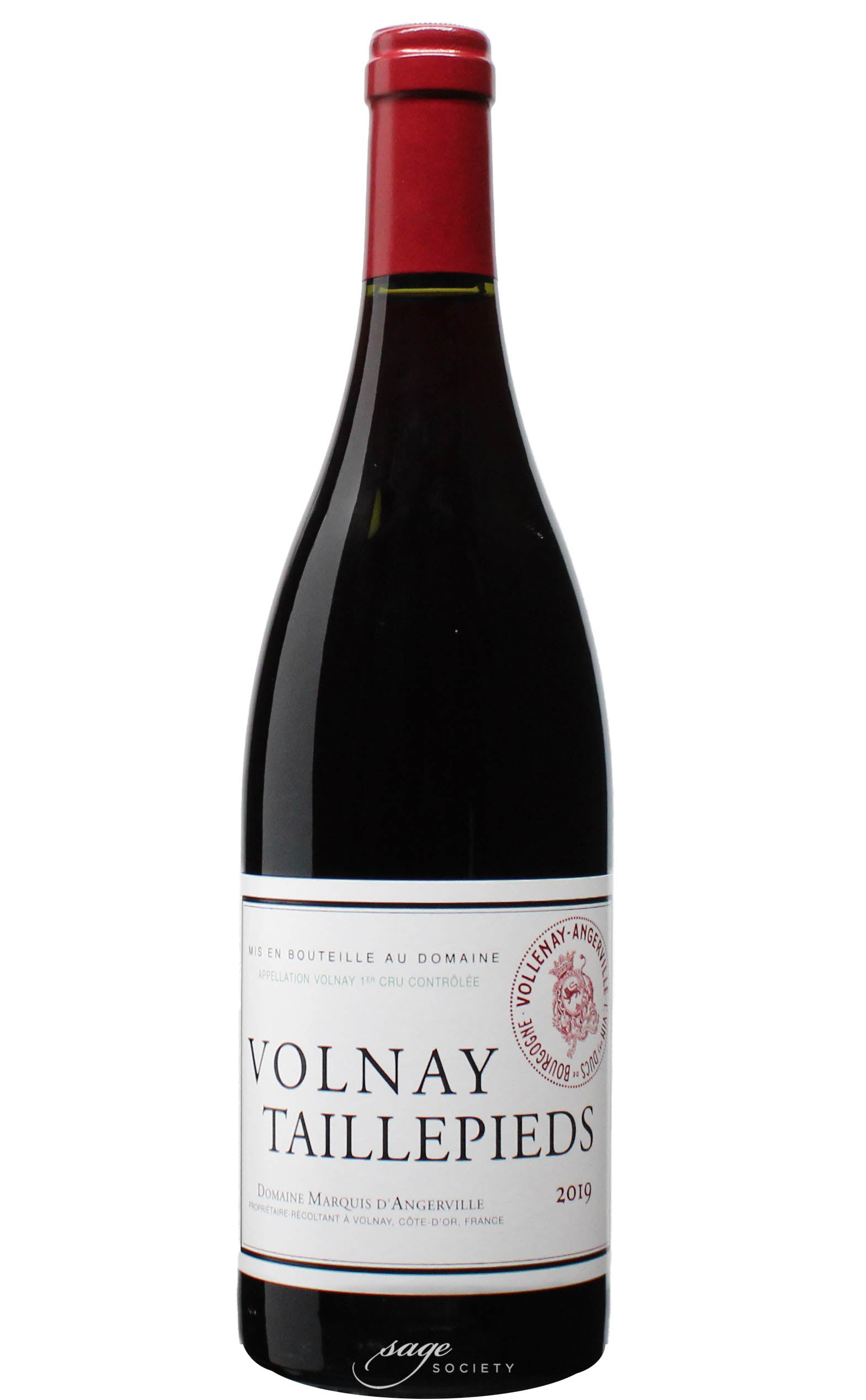 2019 Domaine Marquis d'Angerville Volnay 1er Cru Taillepieds
