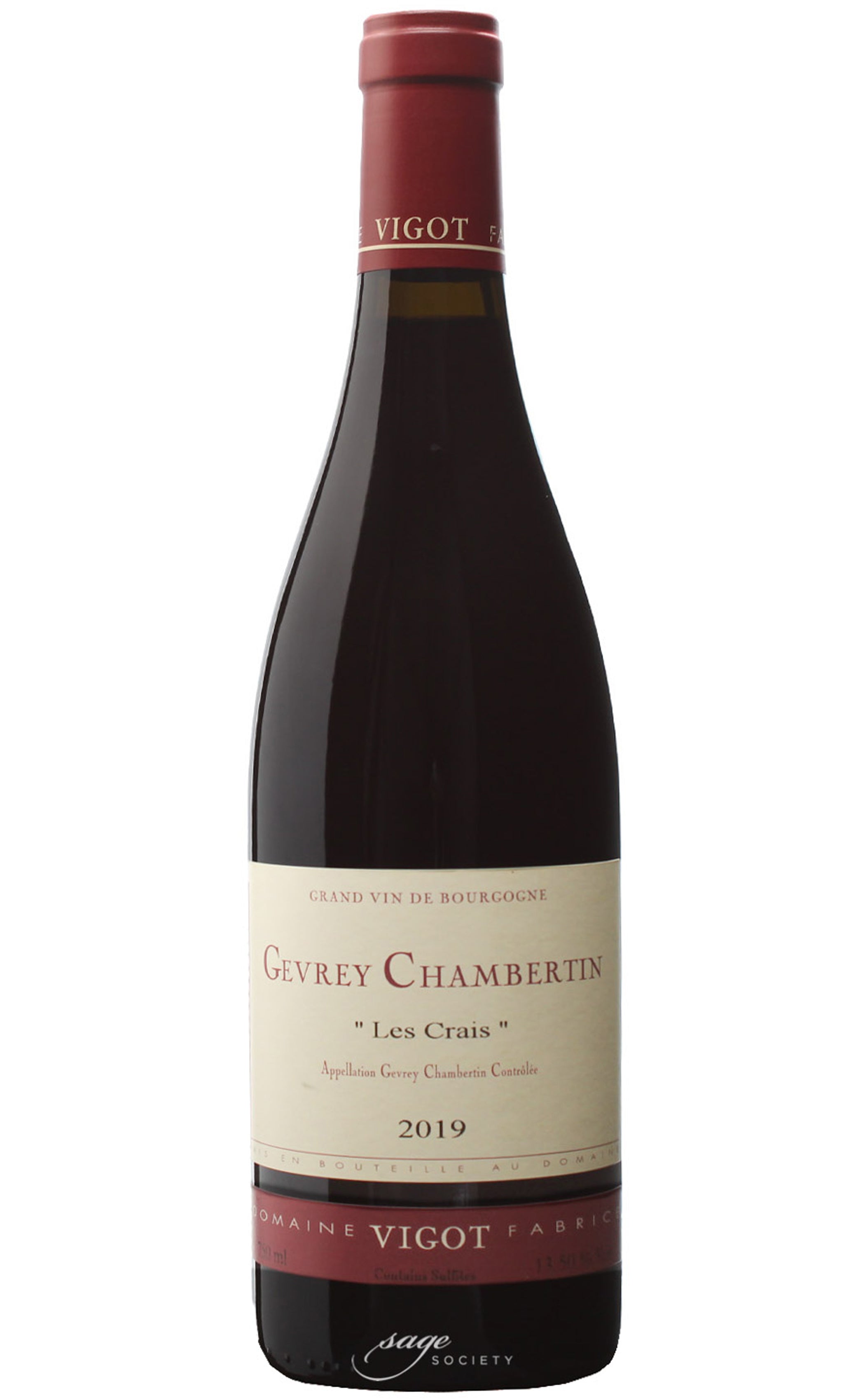 2019 Domaine Vigot Fabrice Gevrey-Chambertin Les Crais