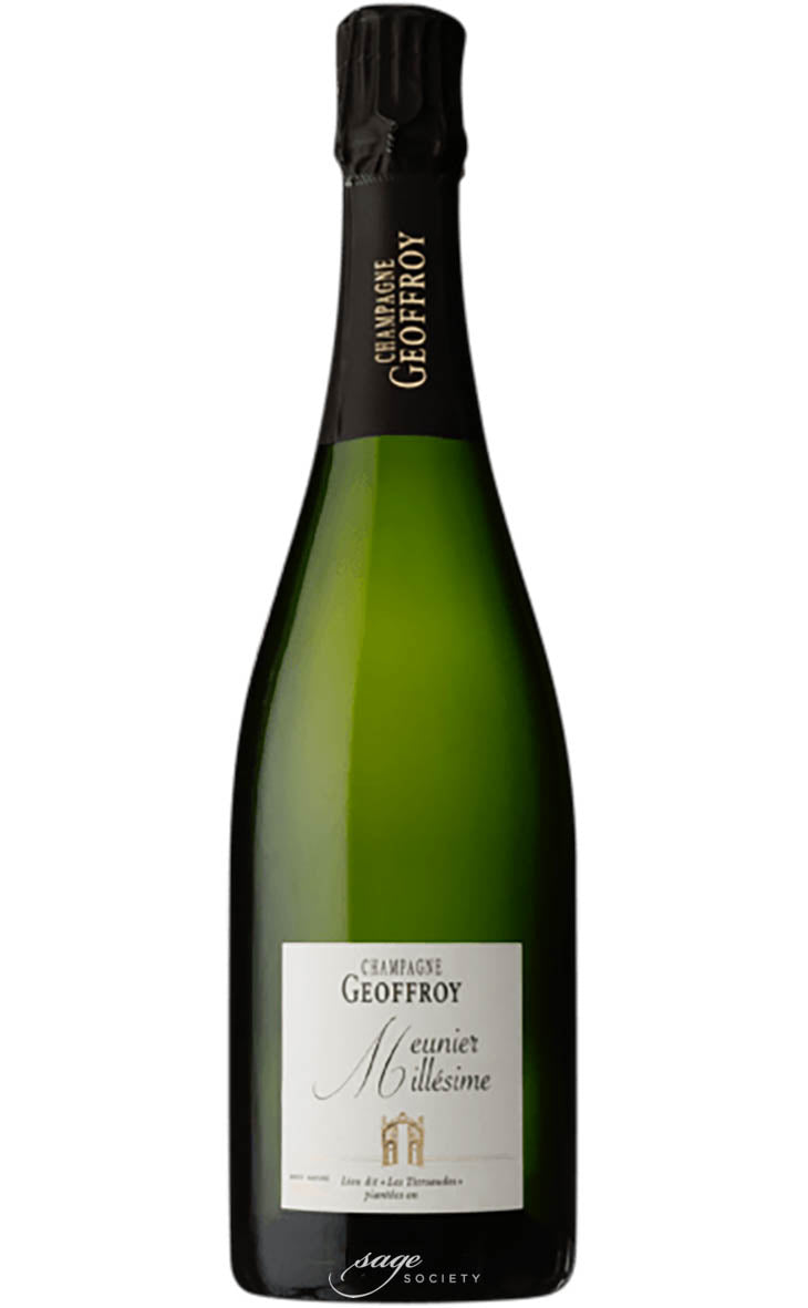 2019 Geoffroy Champagne Meunier Millésime Brut Nature Les Tiersaudes