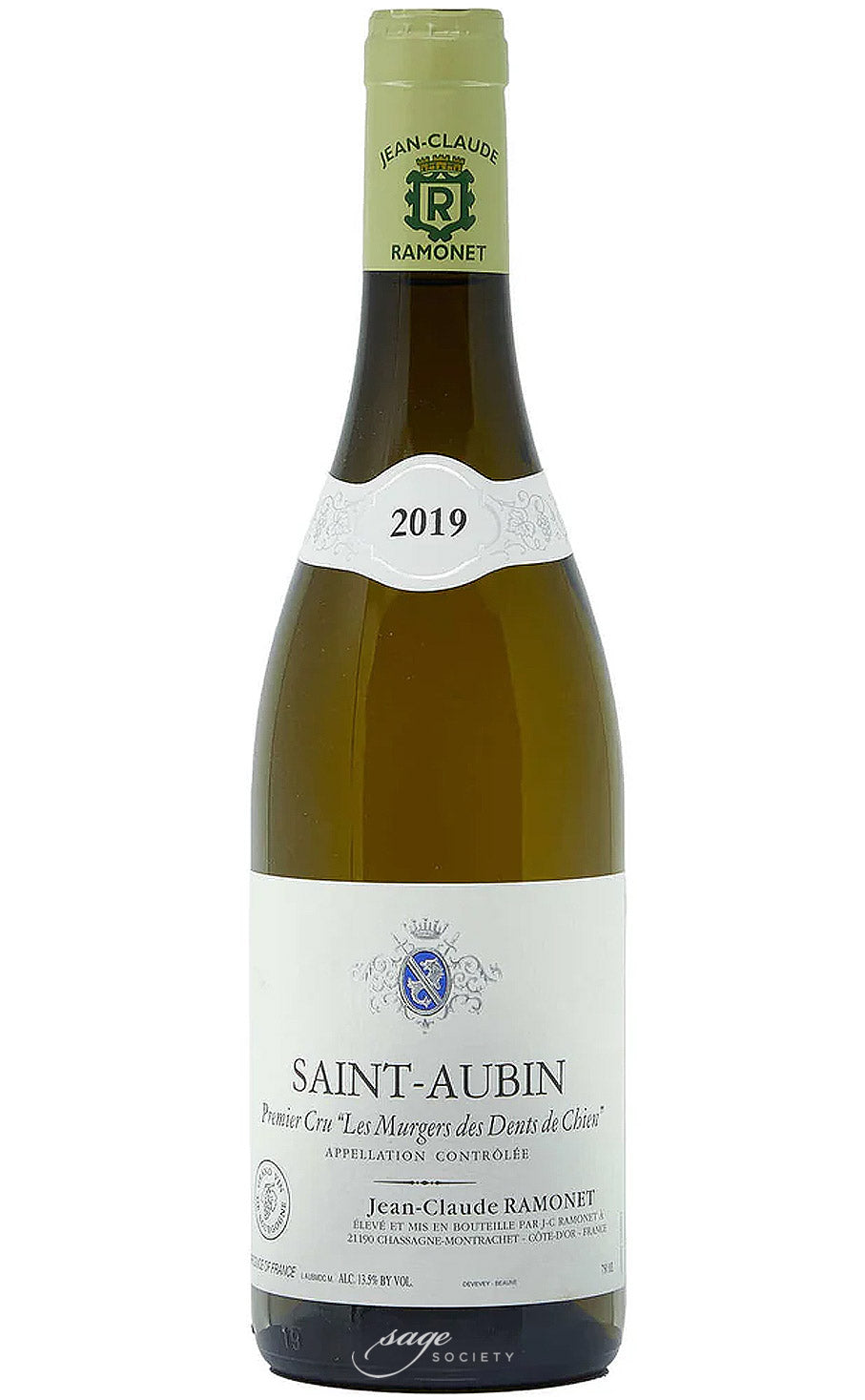 2019 Jean-Claude Ramonet Saint-Aubin 1er Cru Les Murgers des Dents de Chien Blanc