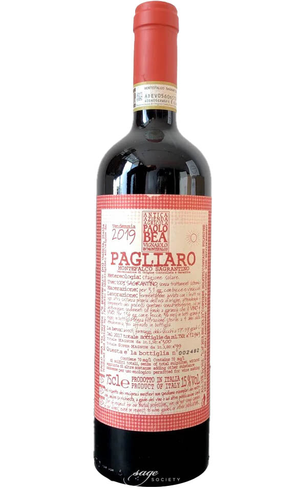 2019 Paolo Bea Montefalco Sagrantino Secco Pagliaro