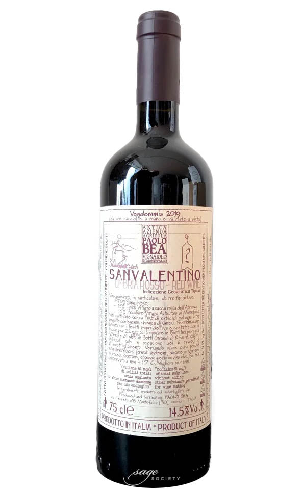 2019 Paolo Bea Umbria San Valentino