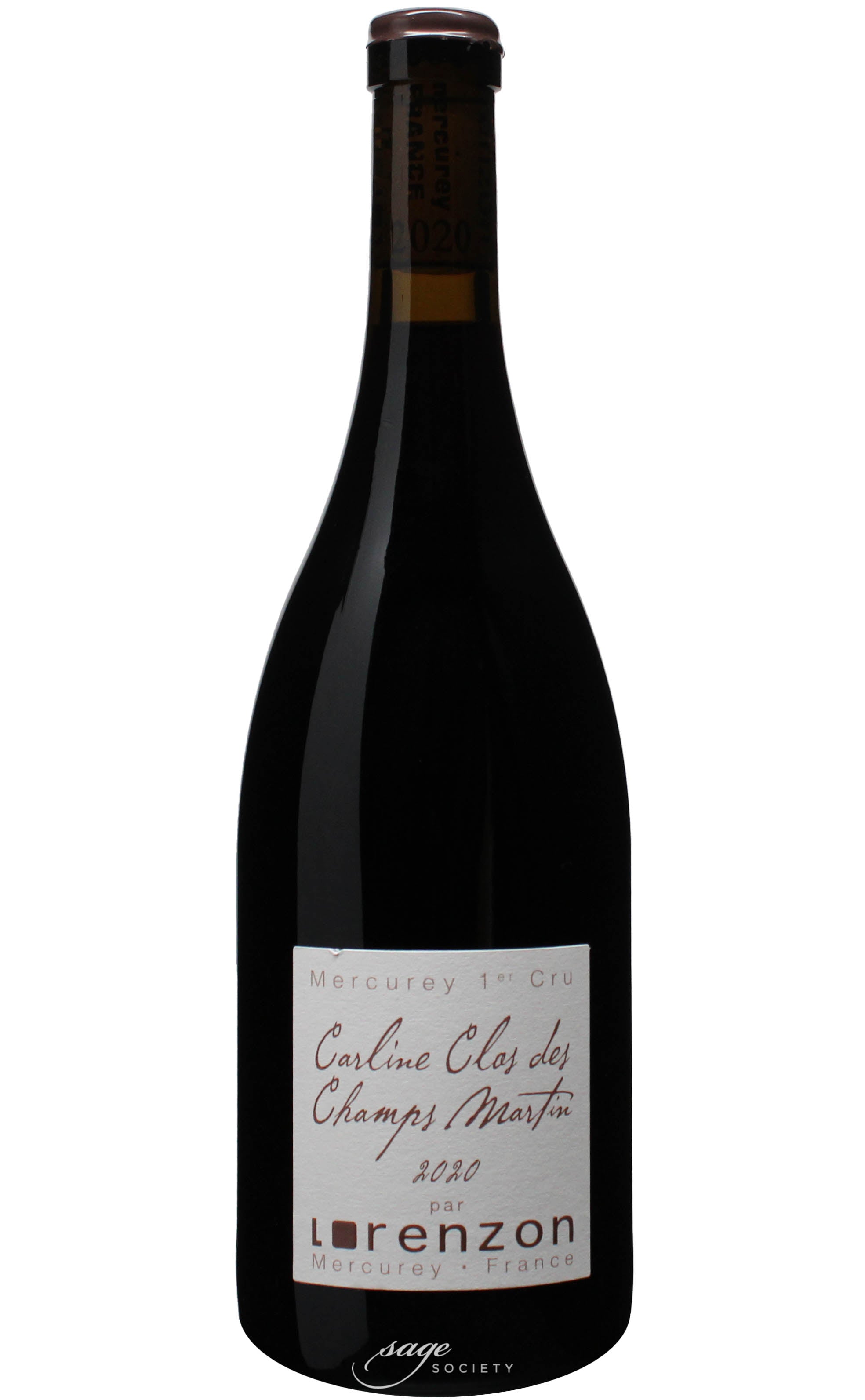 2020 Bruno Lorenzon Mercurey 1er Cru Clos des Champs Martin Carline