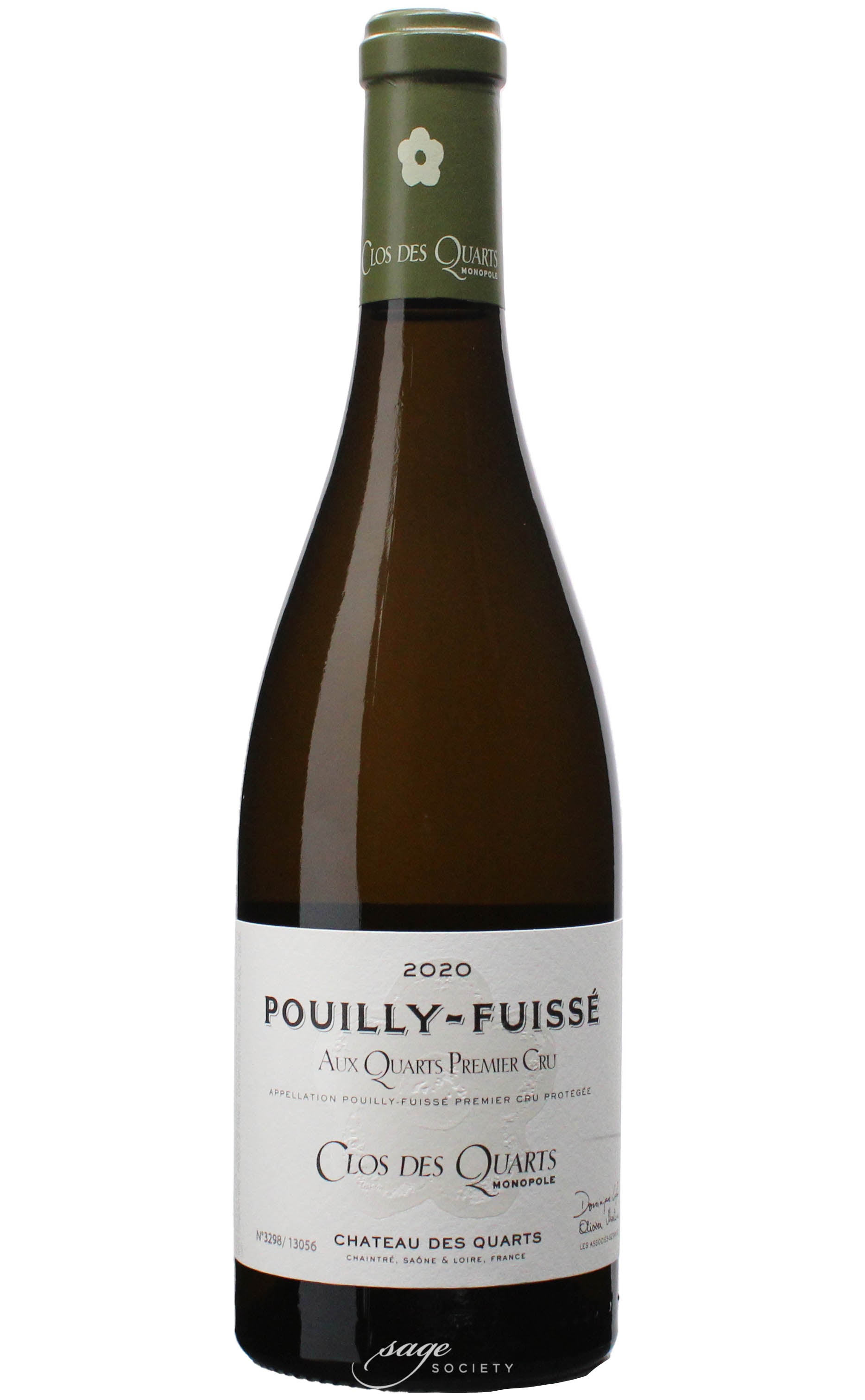 2020 Château des Quarts Pouilly-Fuissé Clos de Quarts