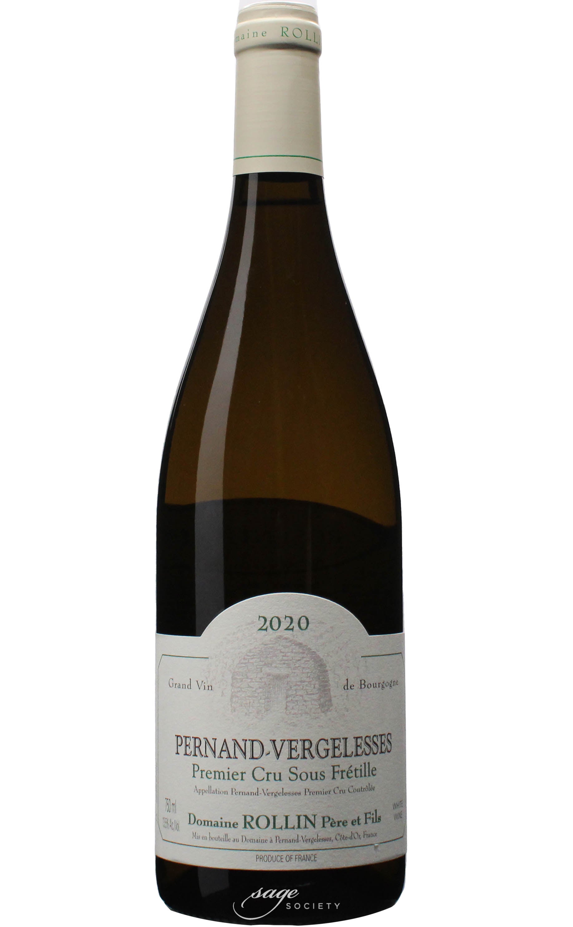 2020 Domaine Rollin Père et Fils Pernand-Vergelesses 1er Cru Sous Frétille Blanc
