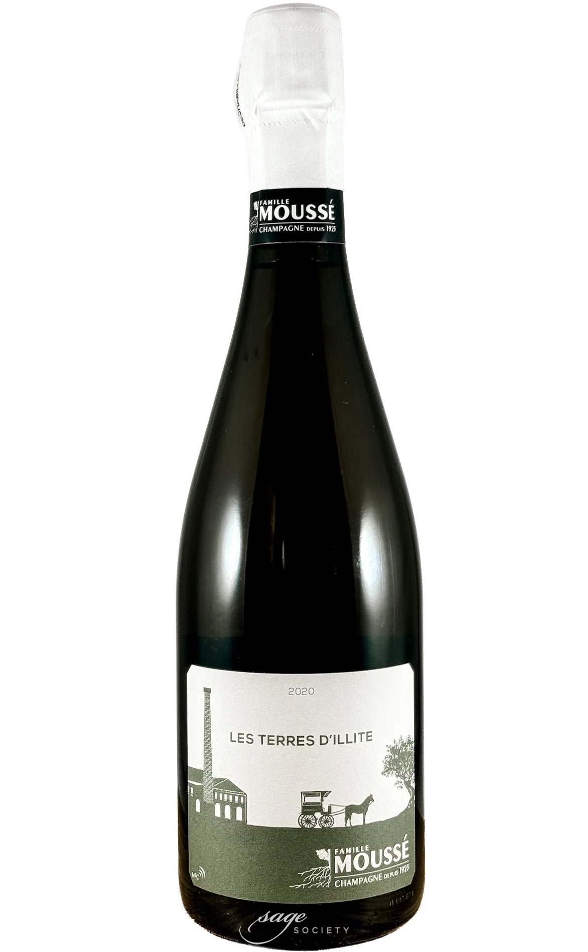2020 Famille Moussé Champagne Terre d'illite Blanc de Noirs