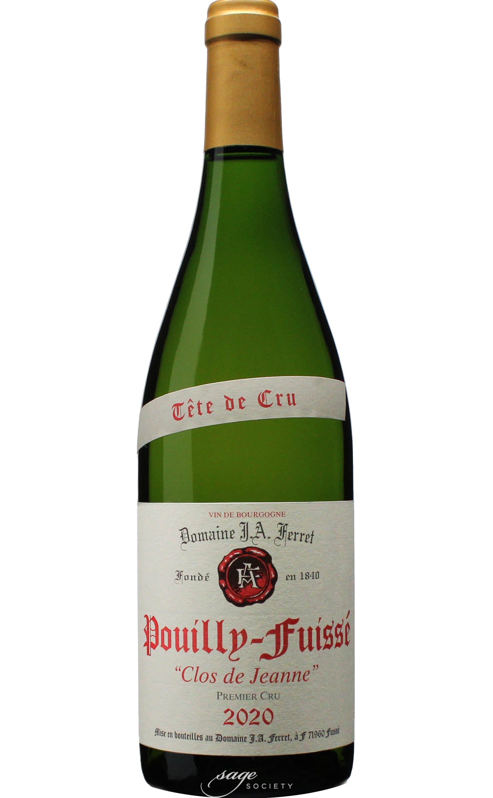 2020 J.A. Ferret Pouilly-Fuissé Premier Cru Clos de Jeanne Tête de Cru
