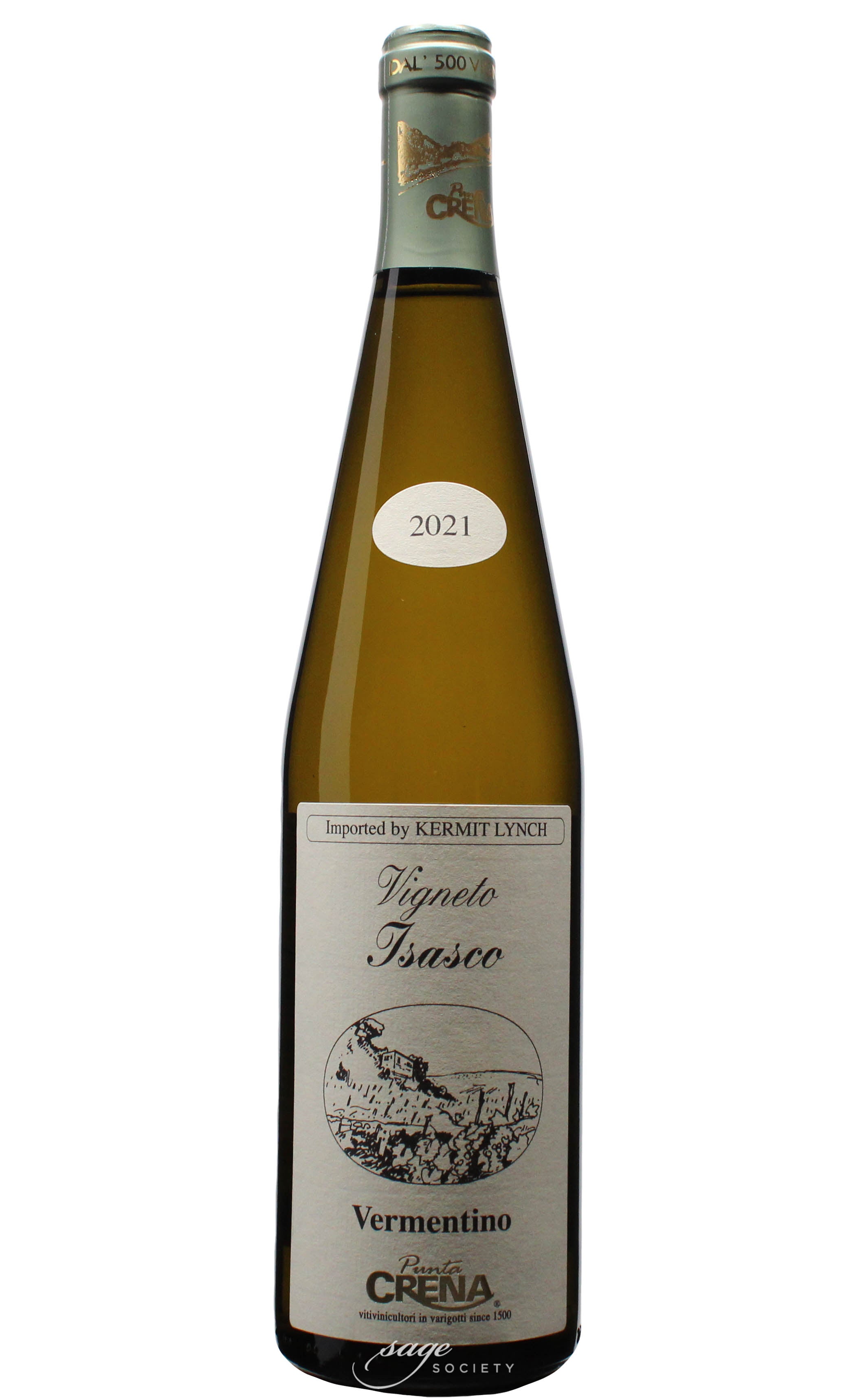 2021 Punta Crena Vermentino Riviera Ligure di Ponente Vigneto Isasco