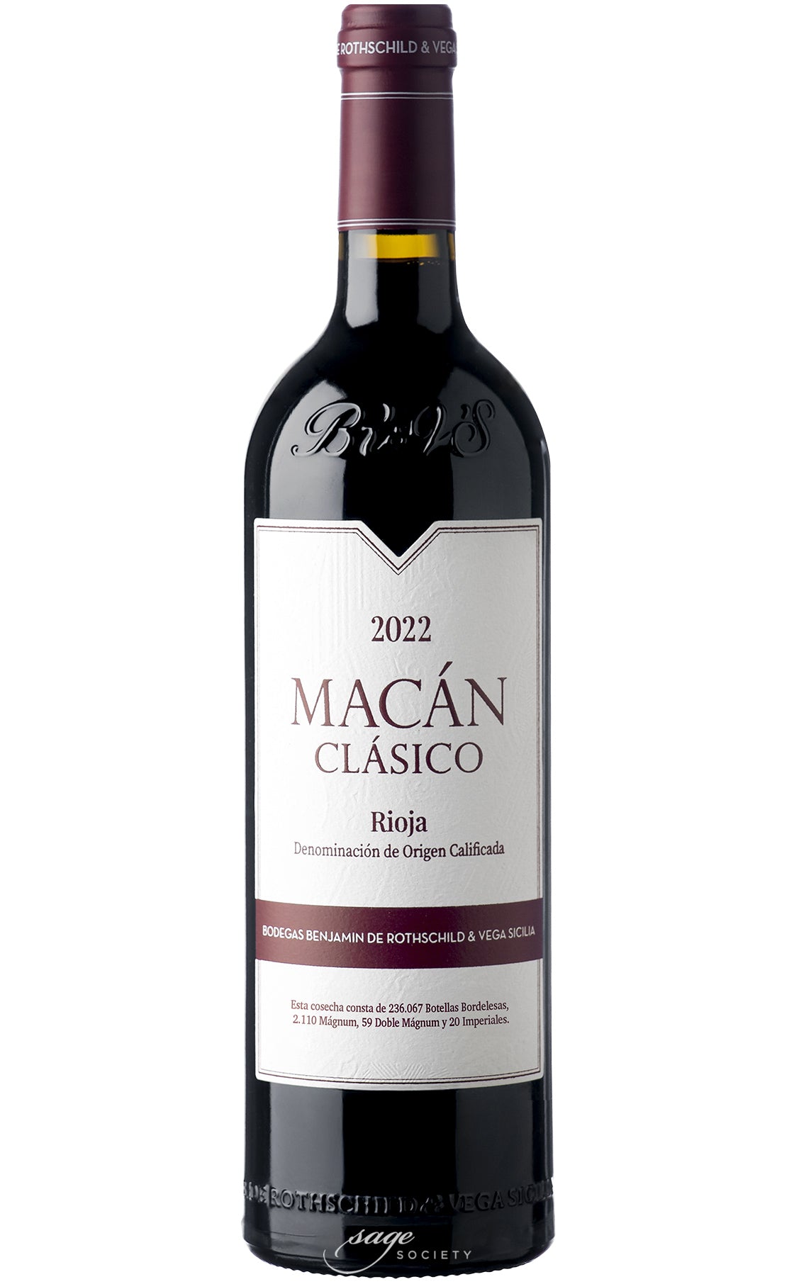 2022 Bodegas Benjamin de Rothschild & Vega Sicilia Rioja Macan Clásico 1.5L