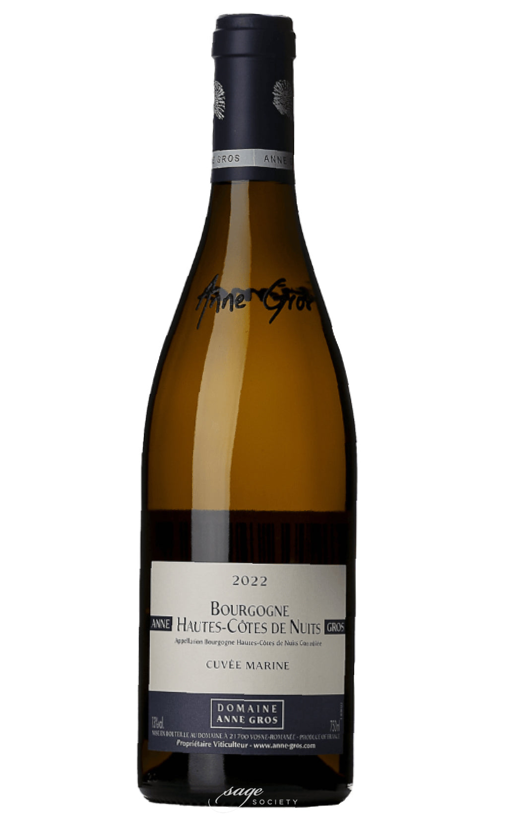 2022 Domaine Anne Gros Bourgogne Hautes-Côtes de Nuits Cuvée Marine Blanc