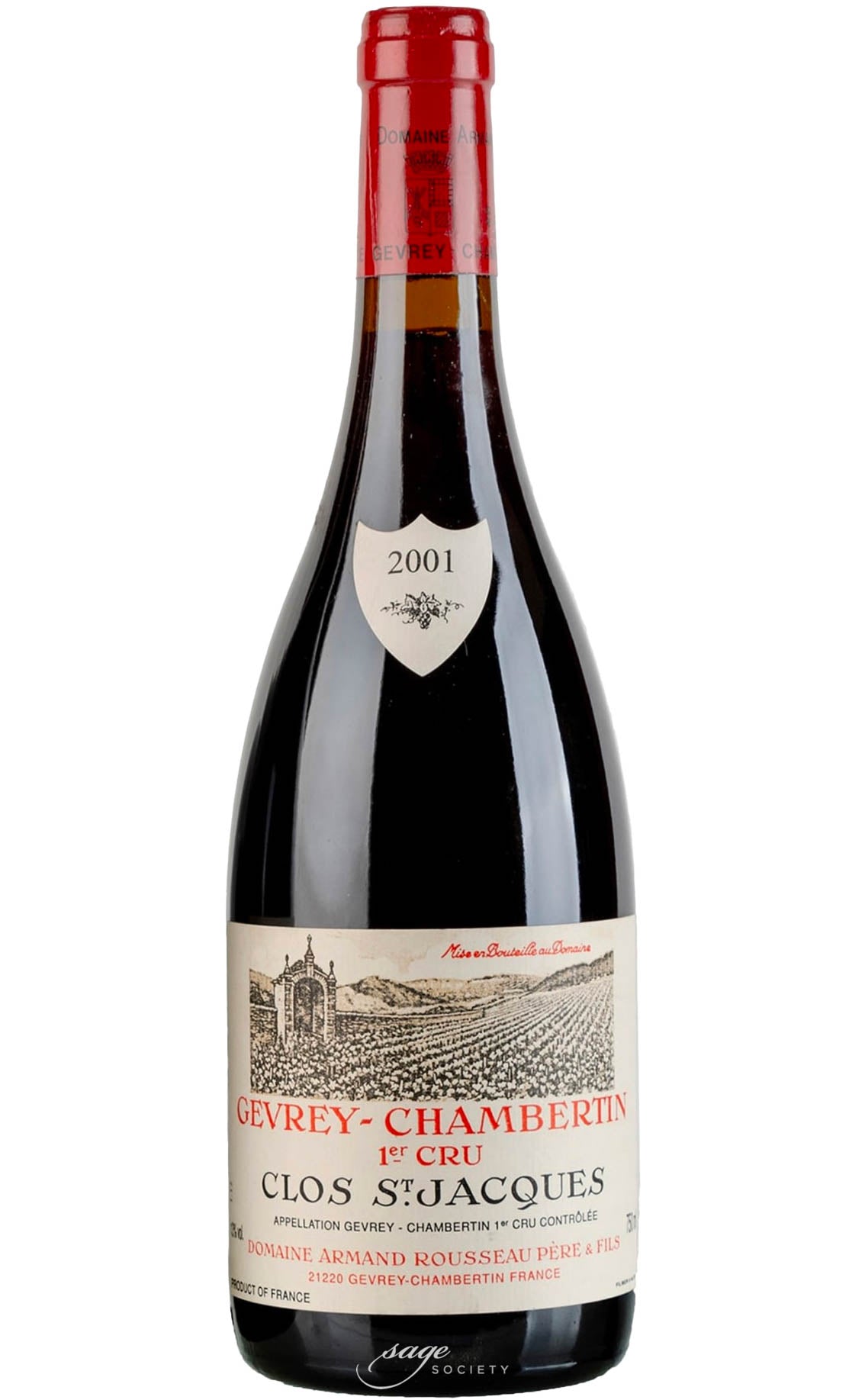 2001 Domaine Armand Rousseau Père et Fils Gevrey-Chambertin 1er Cru Clos St. Jacques