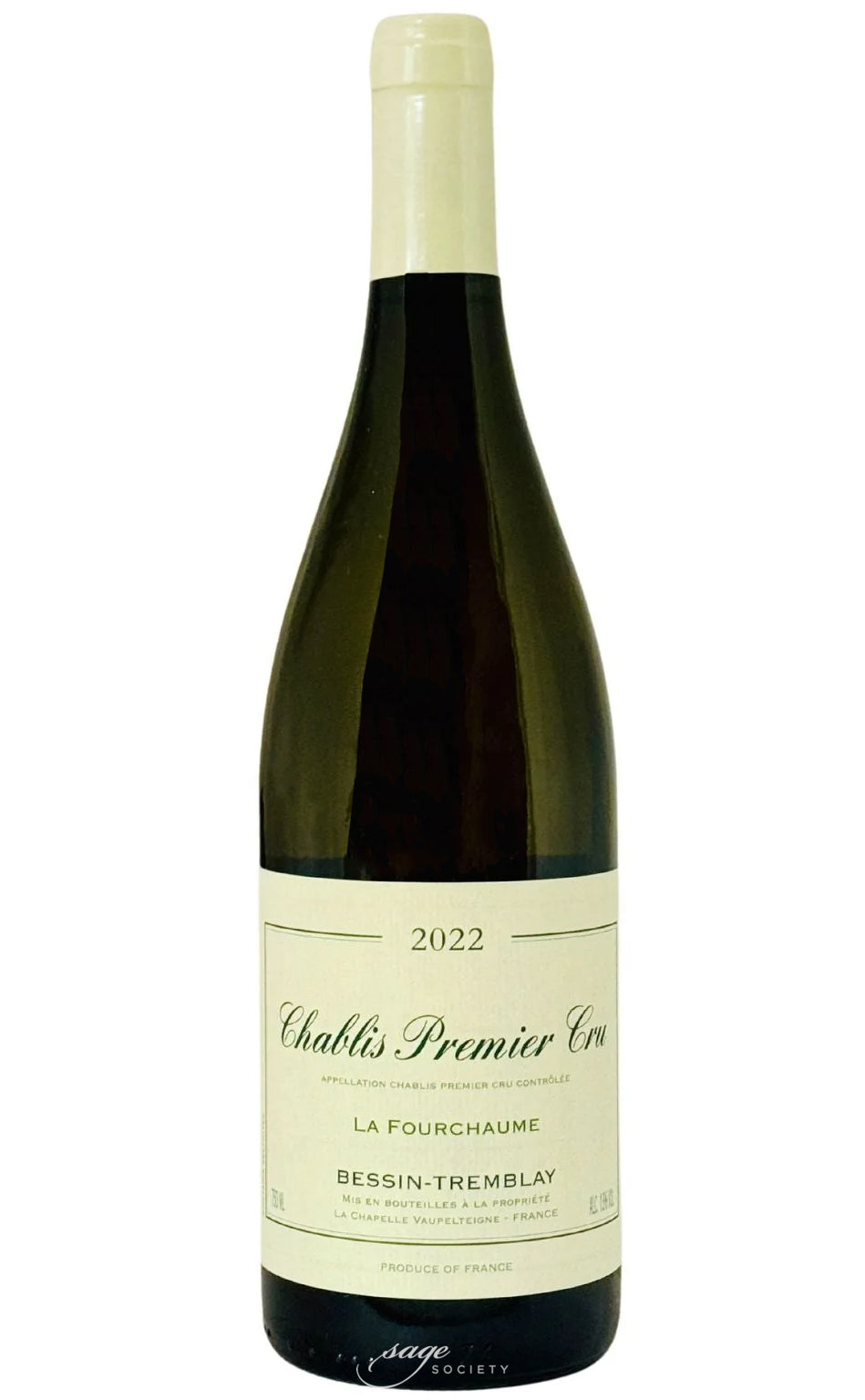 2022 Domaine Bessin-Tremblay Chablis 1er Cru Fourchaume
