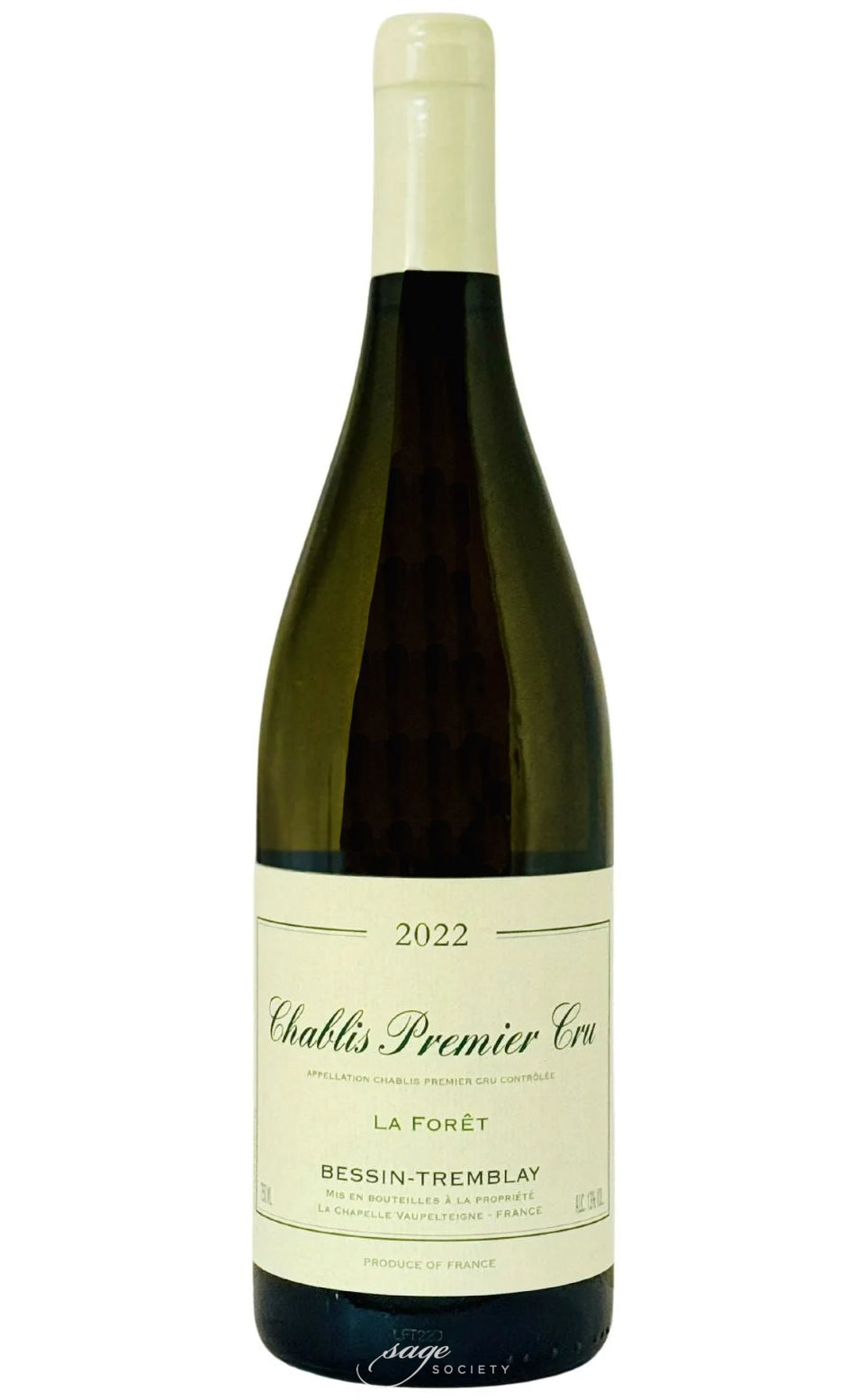 2022 Domaine Bessin-Tremblay Chablis 1er Cru La Forêt