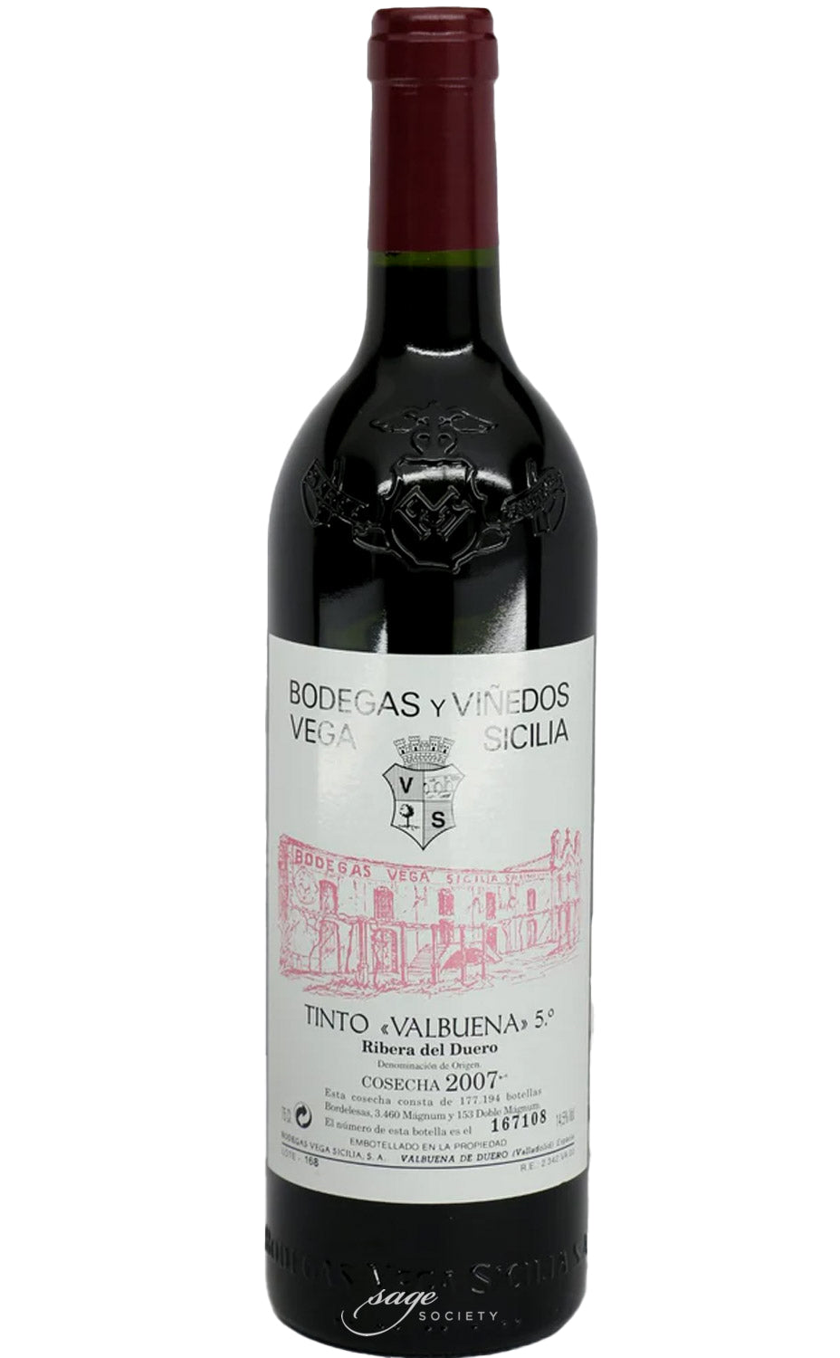 2007 Bodegas Vega-Sicilia Ribera del Duero Valbuena 5º