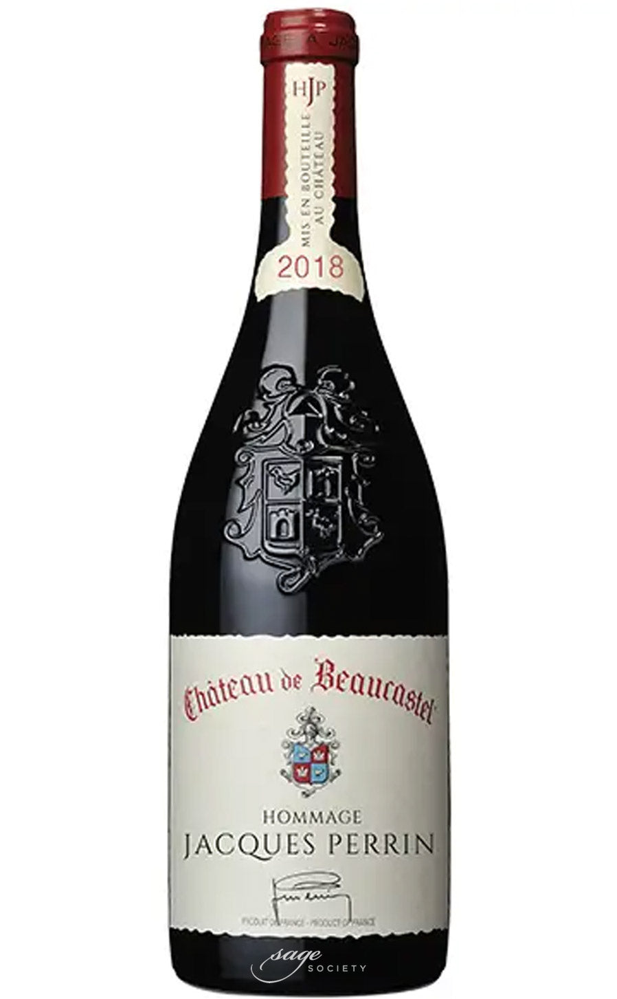 2018 Château de Beaucastel Châteauneuf-du-Pape Hommage à Jacques Perrin
