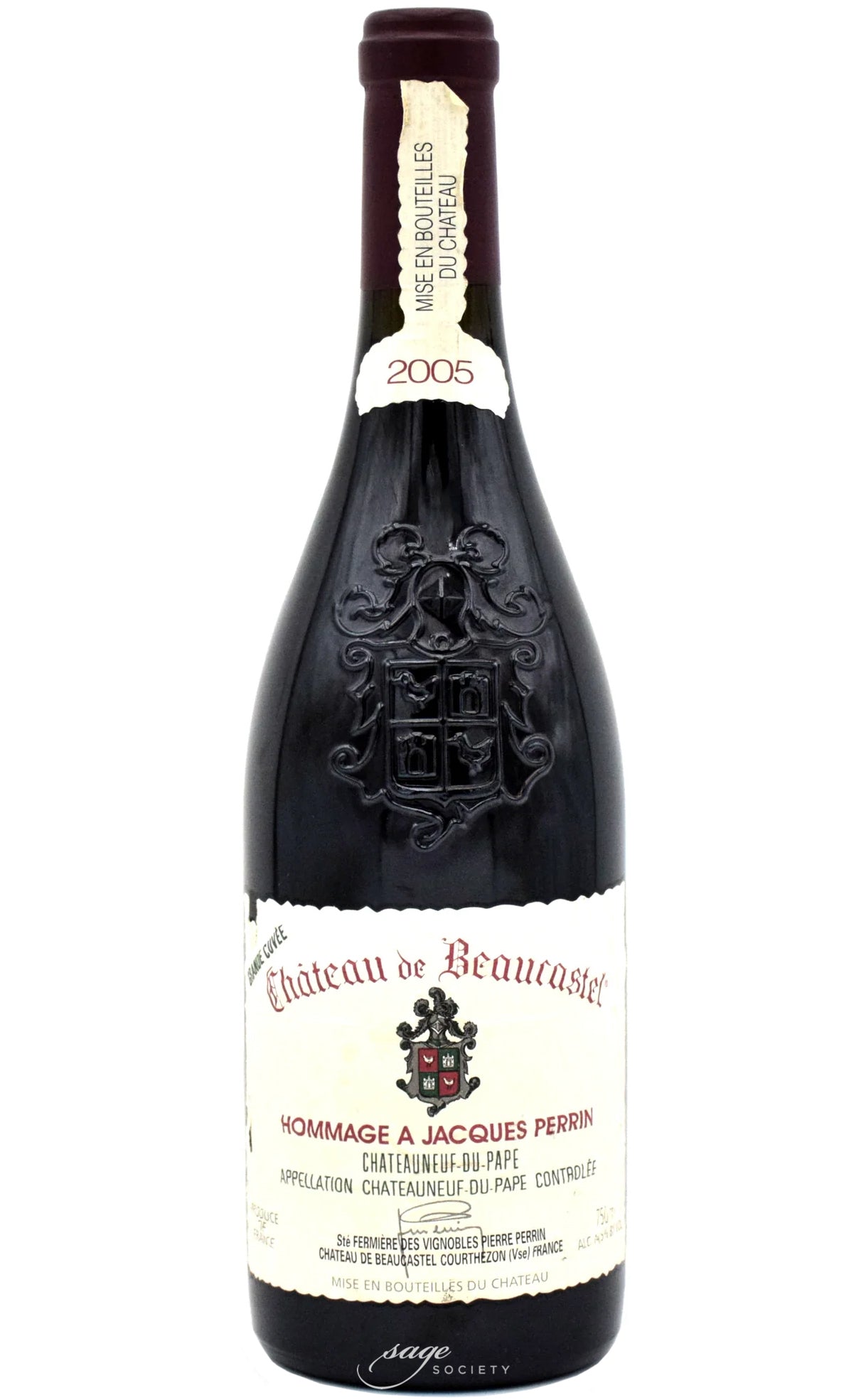 2005 Château de Beaucastel Châteauneuf-du-Pape Hommage à Jacques Perrin