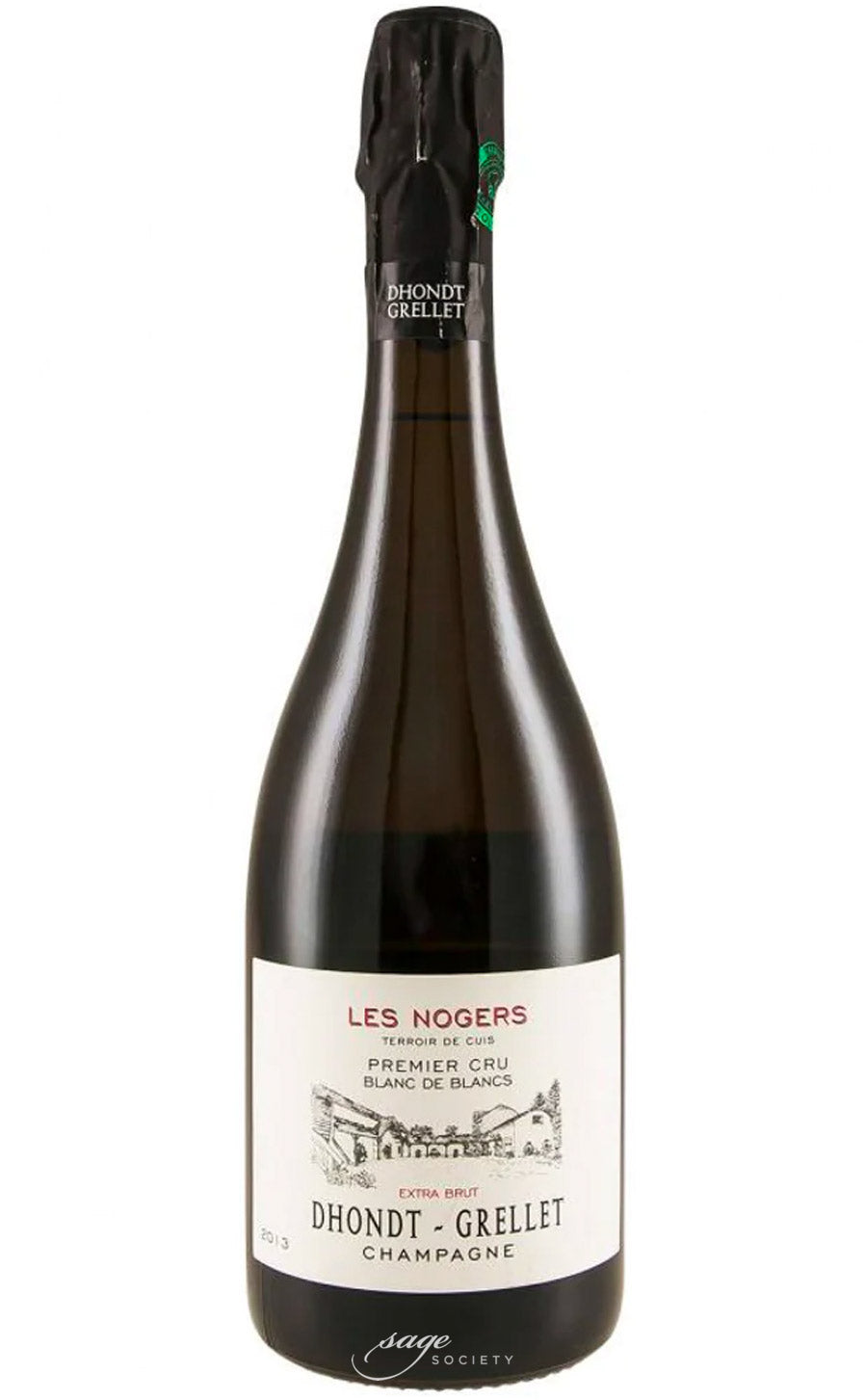 2013 Dhondt-Grellet Champagne Premier Cru Blanc de Blancs Extra Brut Les Nogers