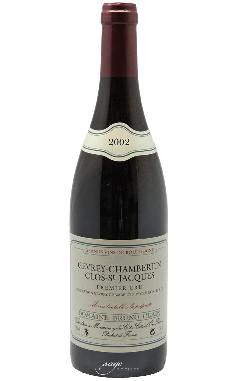 2002 Domaine Bruno Clair Gevrey-Chambertin 1er Cru Clos St. Jacques
