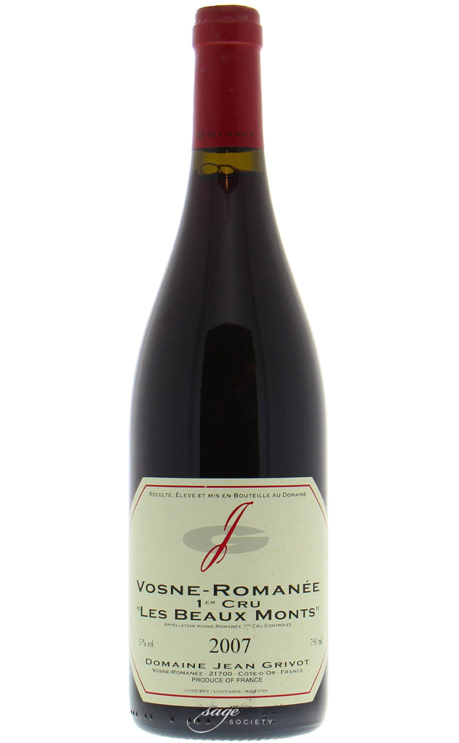 2007 Domaine Jean Grivot Vosne-Romanée 1er Cru Les Beaux Monts