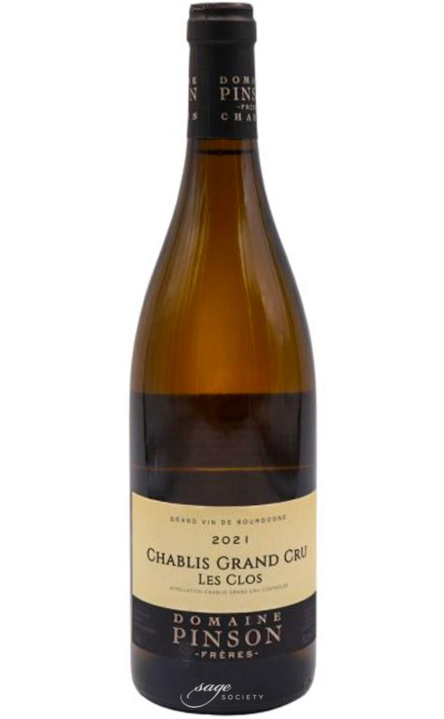 2021 Domaine Pinson Frères Chablis Grand Cru Les Clos