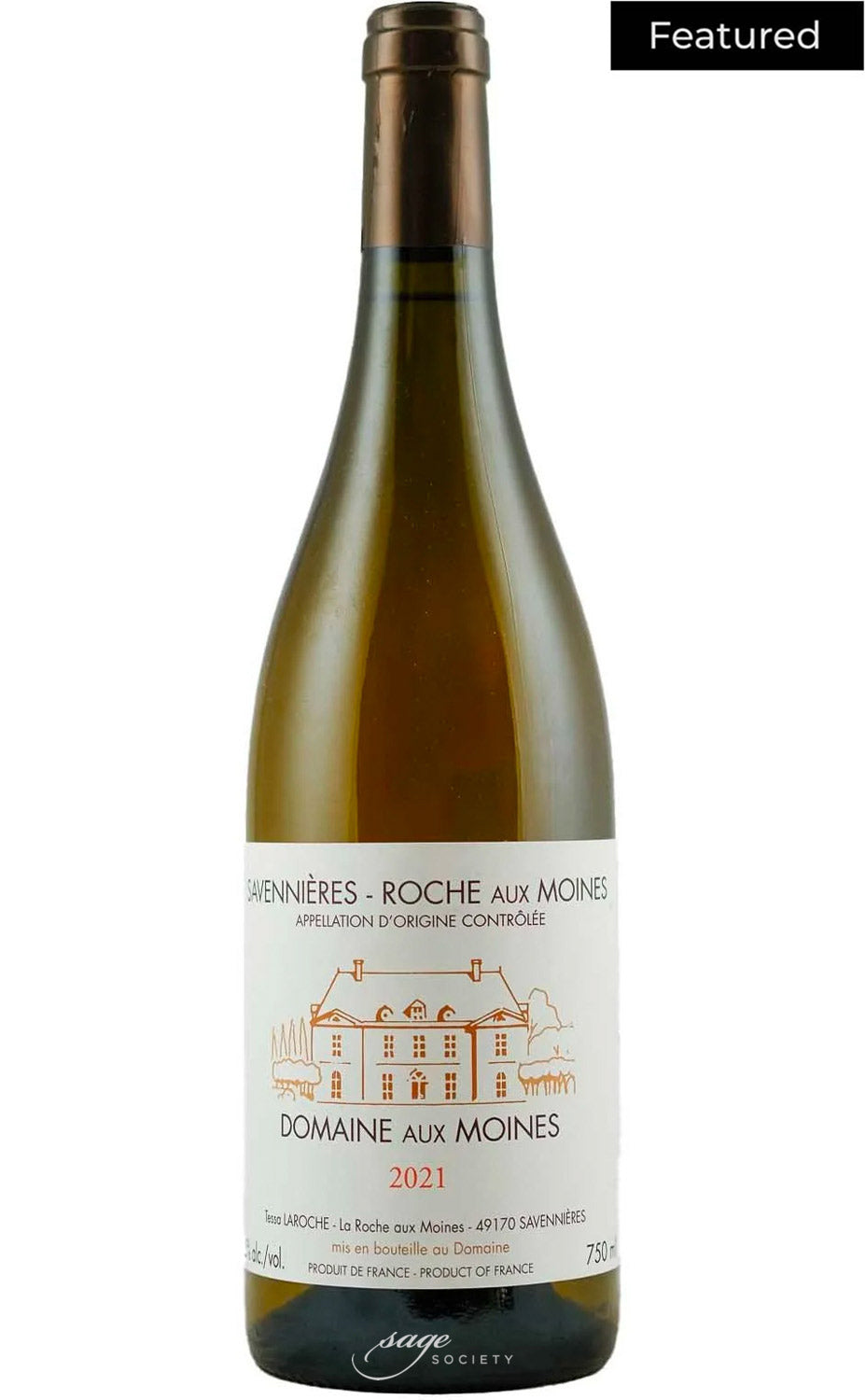 2021 Domaine aux Moines Savennières Roche aux Moines