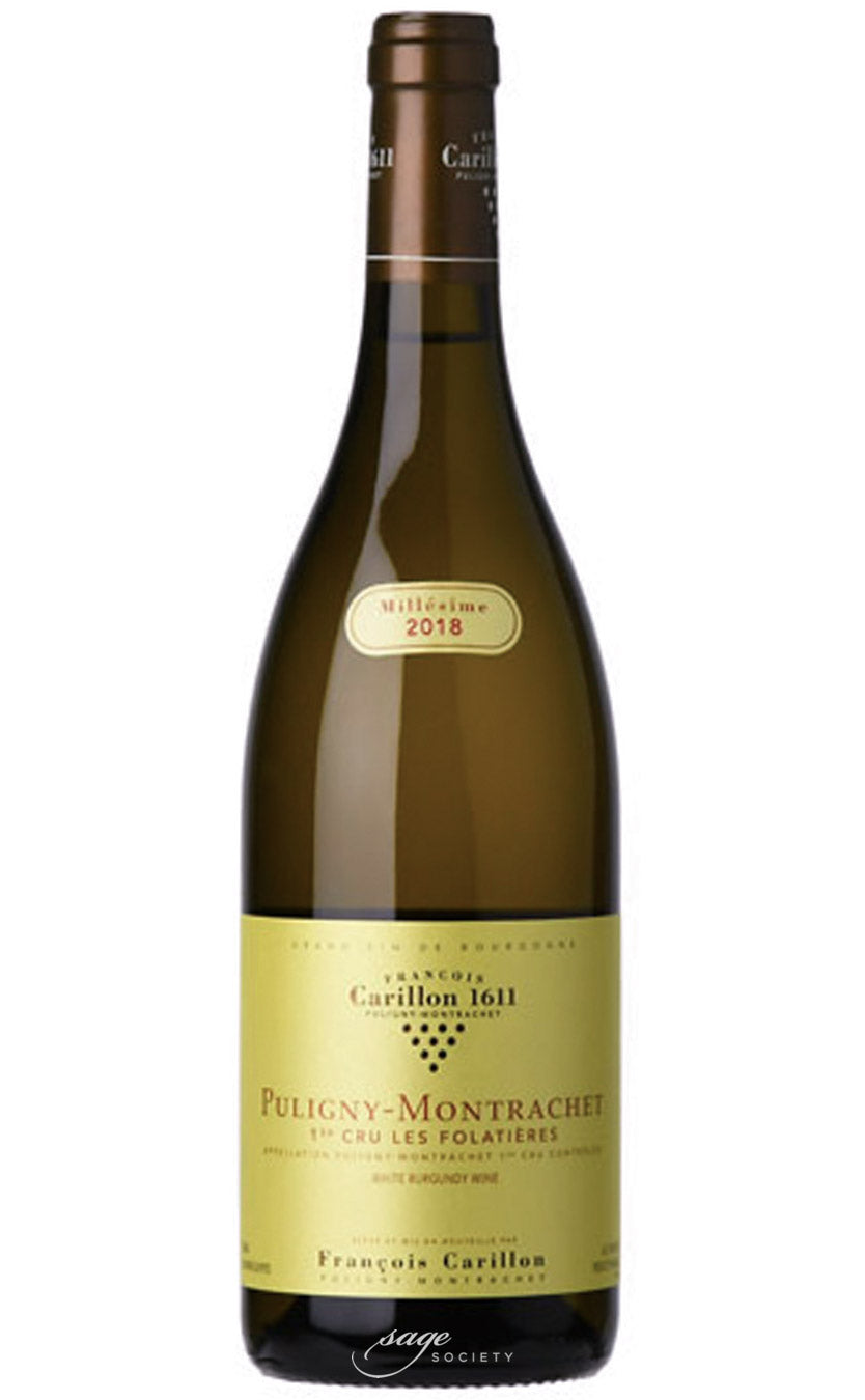 2018 Francois Carillon Puligny-Montrachet 1er Cru Les Folatières