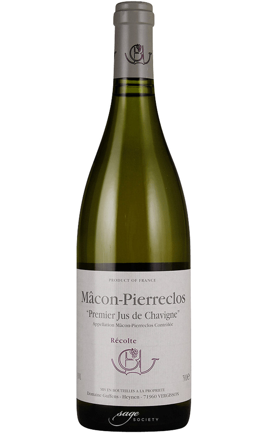 2019 Guffens-Heynen Mâcon-Pierreclos Premier Jus de Chavigne