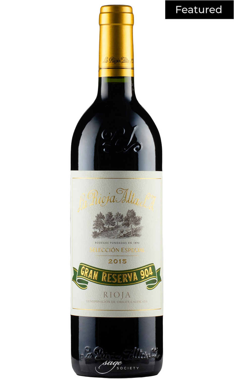 2015 La Rioja Alta Rioja 904 Gran Reserva Seleccion Especial