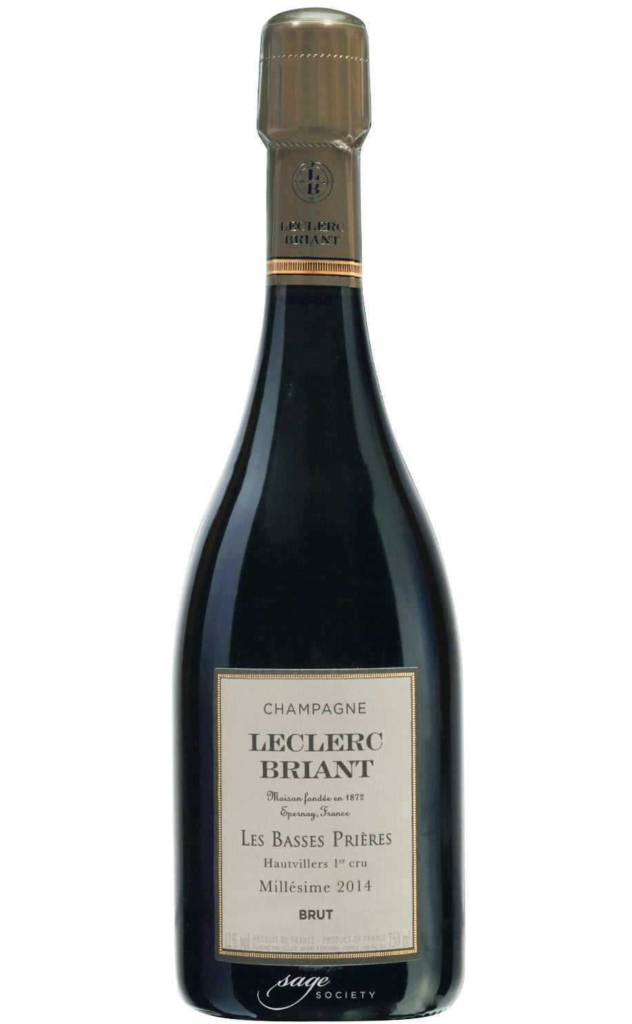 2014 Leclerc Briant Champagne Premier Cru Les Basses Prières Brut Hautvillers