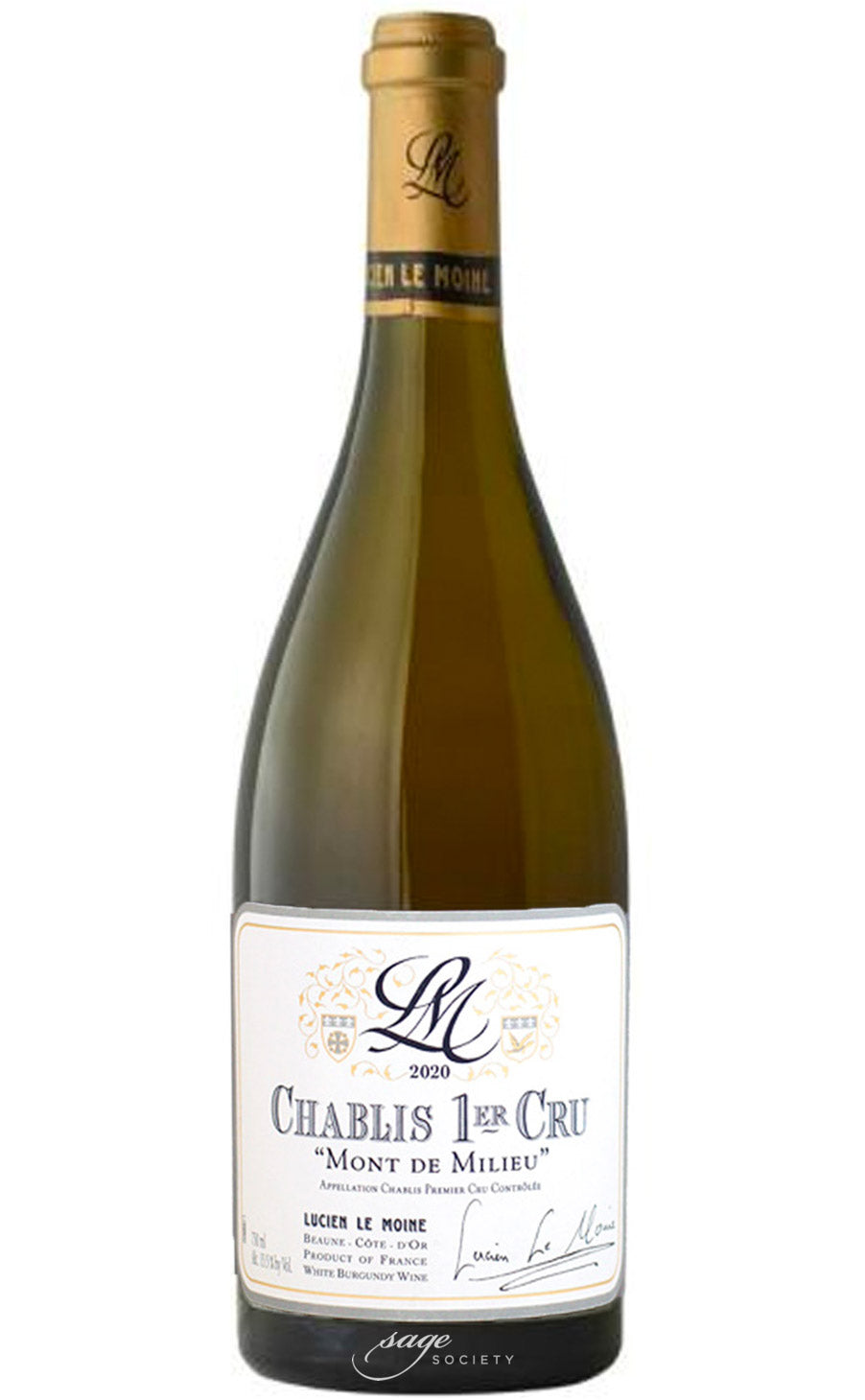2020 Lucien Le Moine Chablis 1er Cru Mont de Milieu