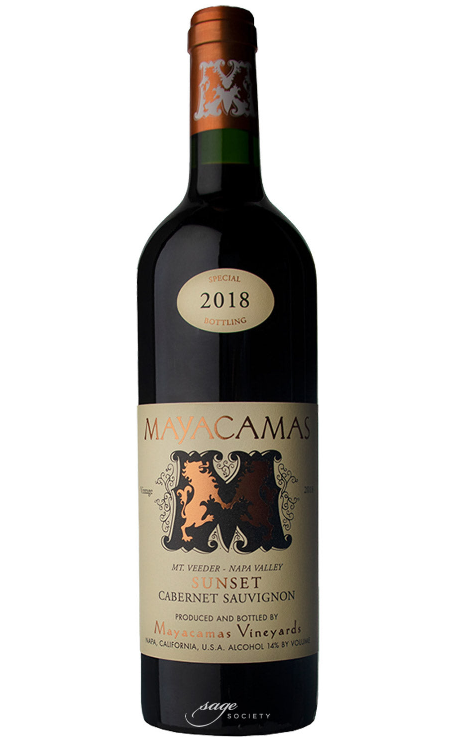 2018 Mayacamas Vineyards Cabernet Sauvignon Sunset