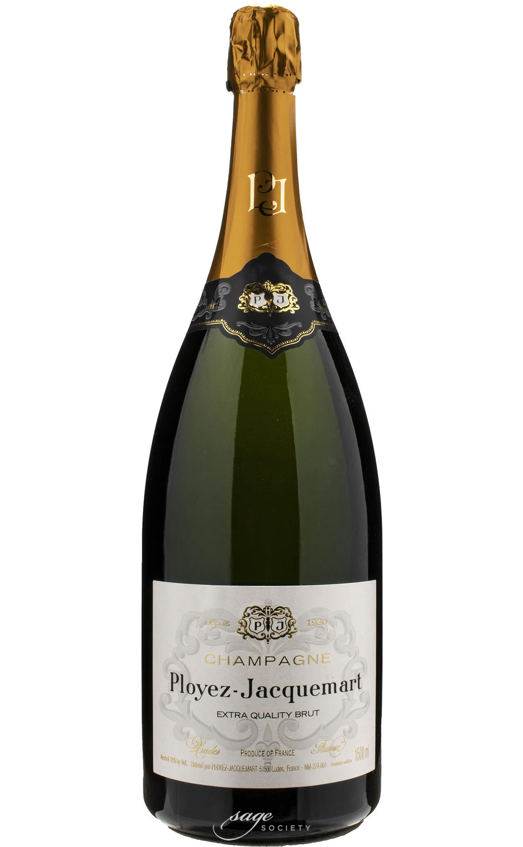 NV Ployez-Jacquemart Champagne Extra Quality Brut 1.5L