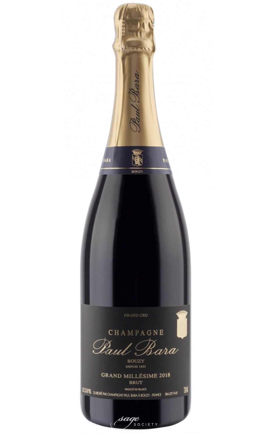 2018 Paul Bara Champagne Grand Cru Brut Millésimé