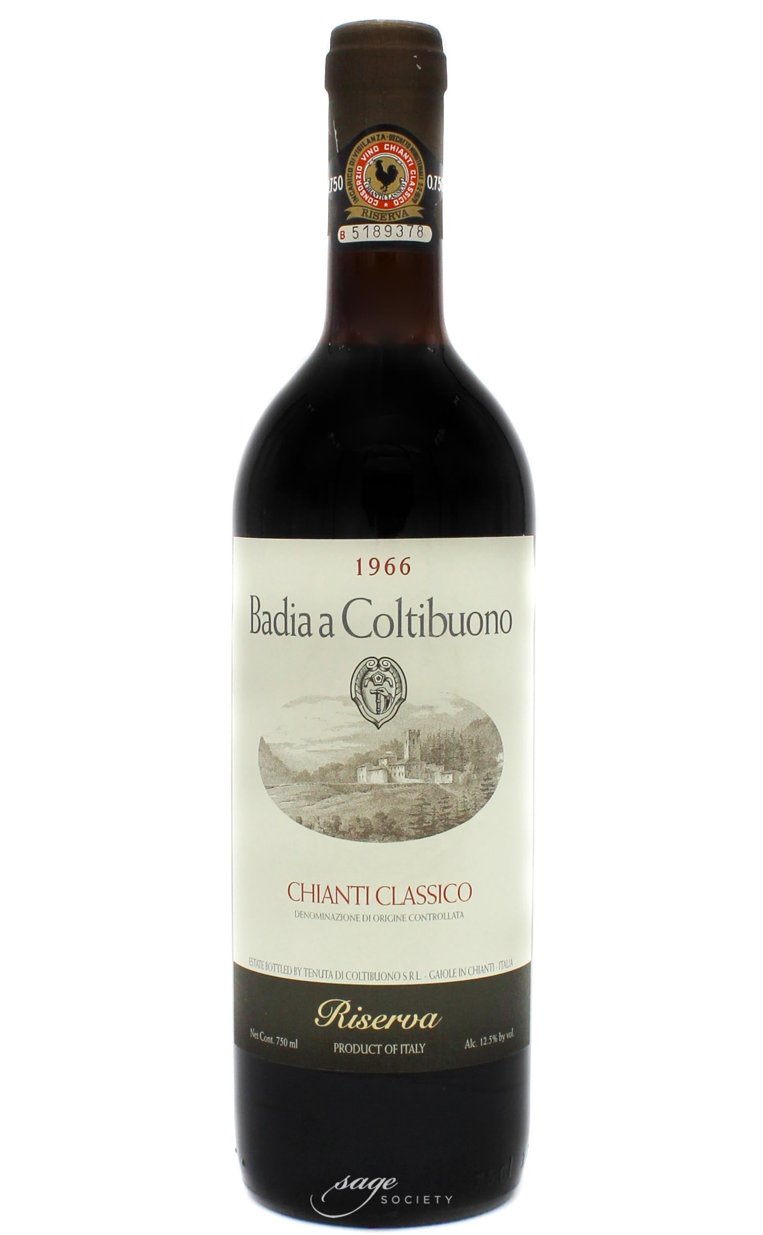 1966 Badia a Coltibuono Chianti Classico Riserva
