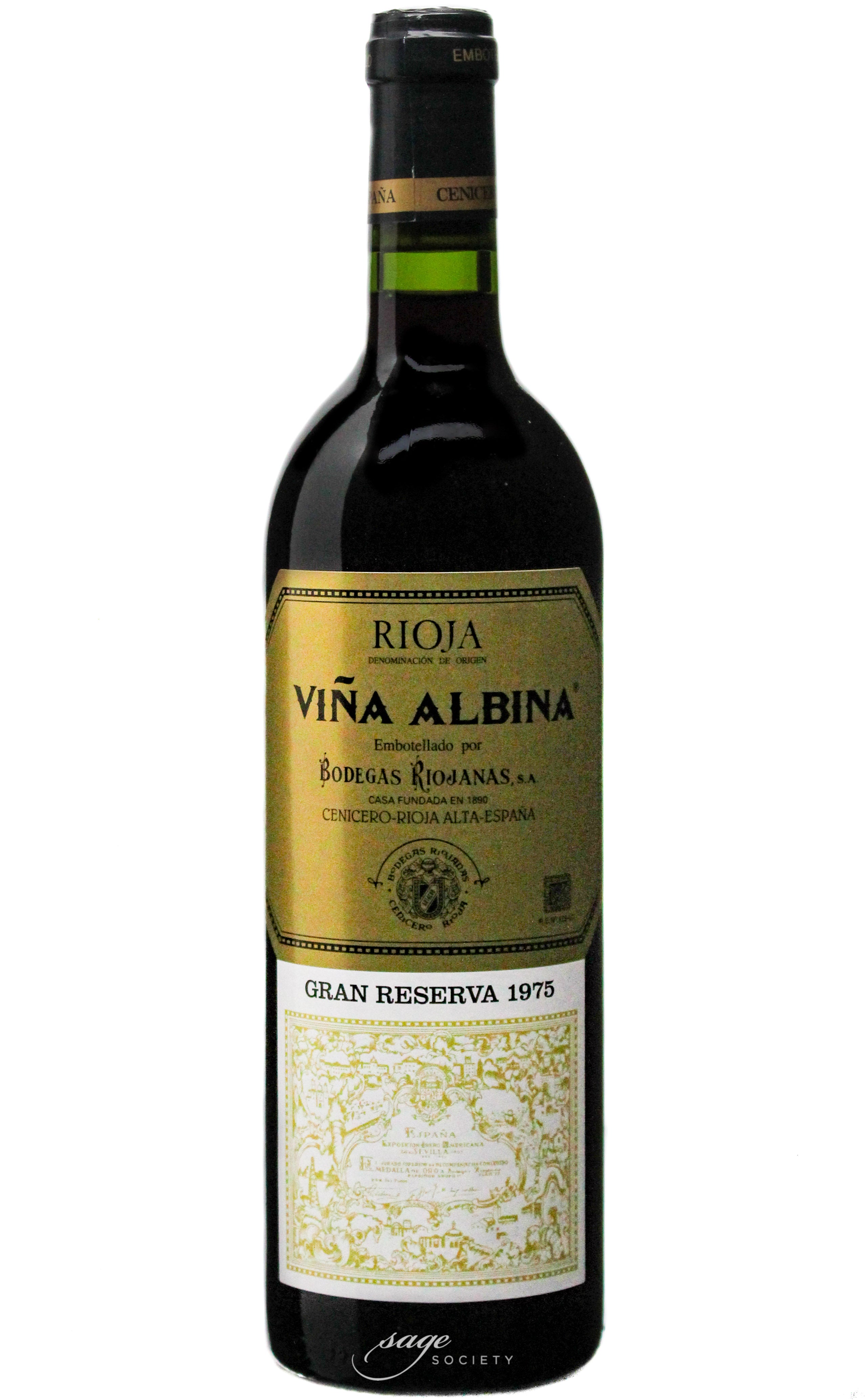 1975 Bodegas Riojanas Rioja Viña Albina Gran Reserva