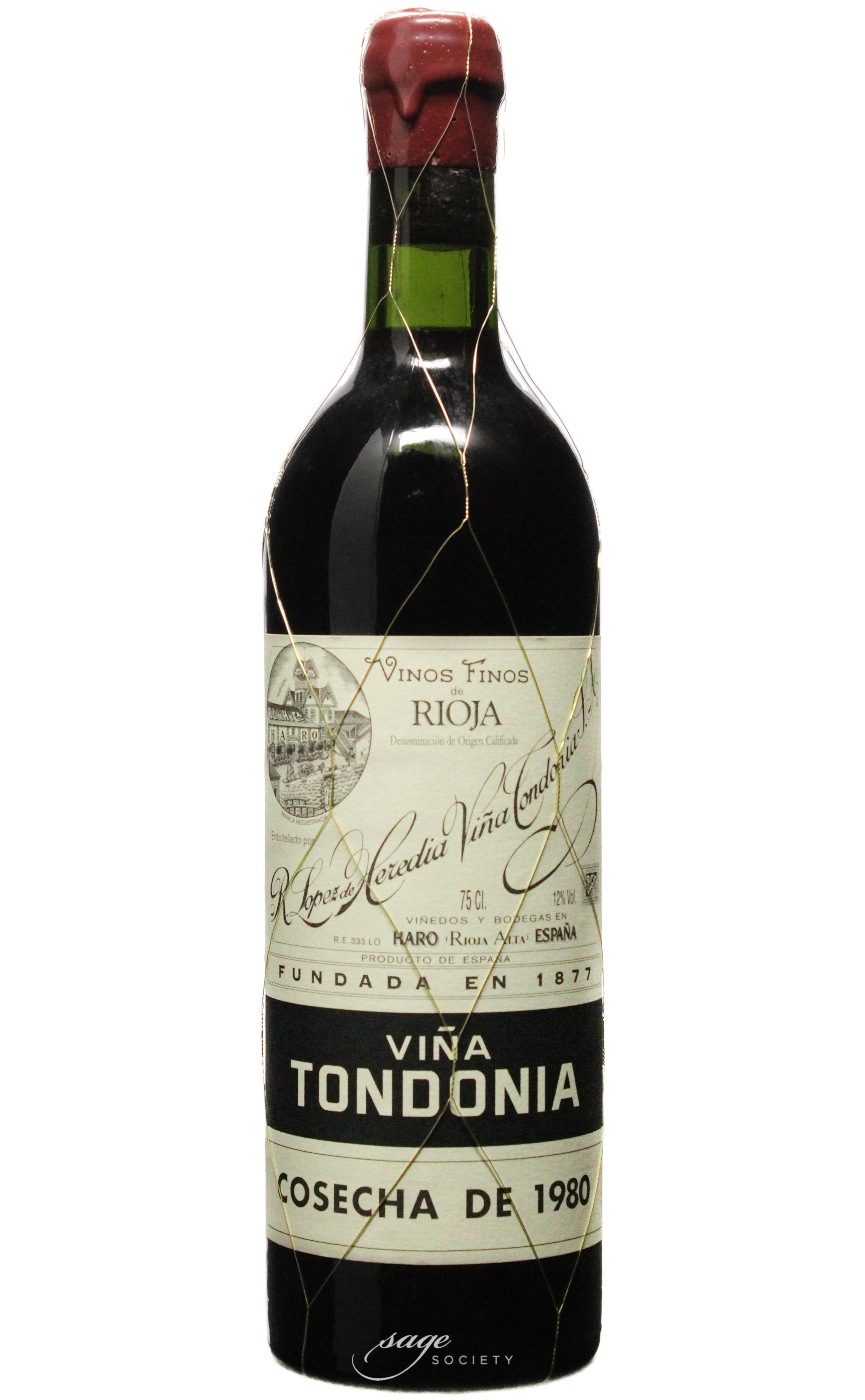 1980 R. López de Heredia Rioja Gran Reserva Viña Tondonia