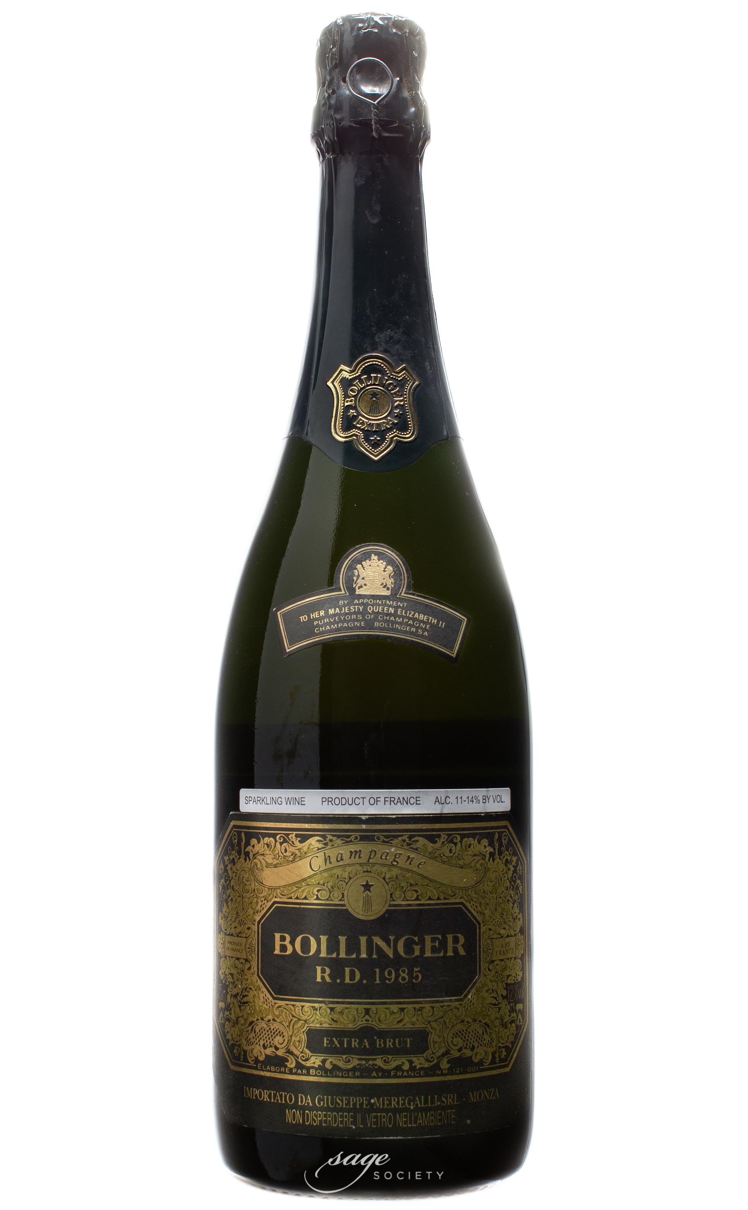 1985 Bollinger Champagne R.D. Extra Brut