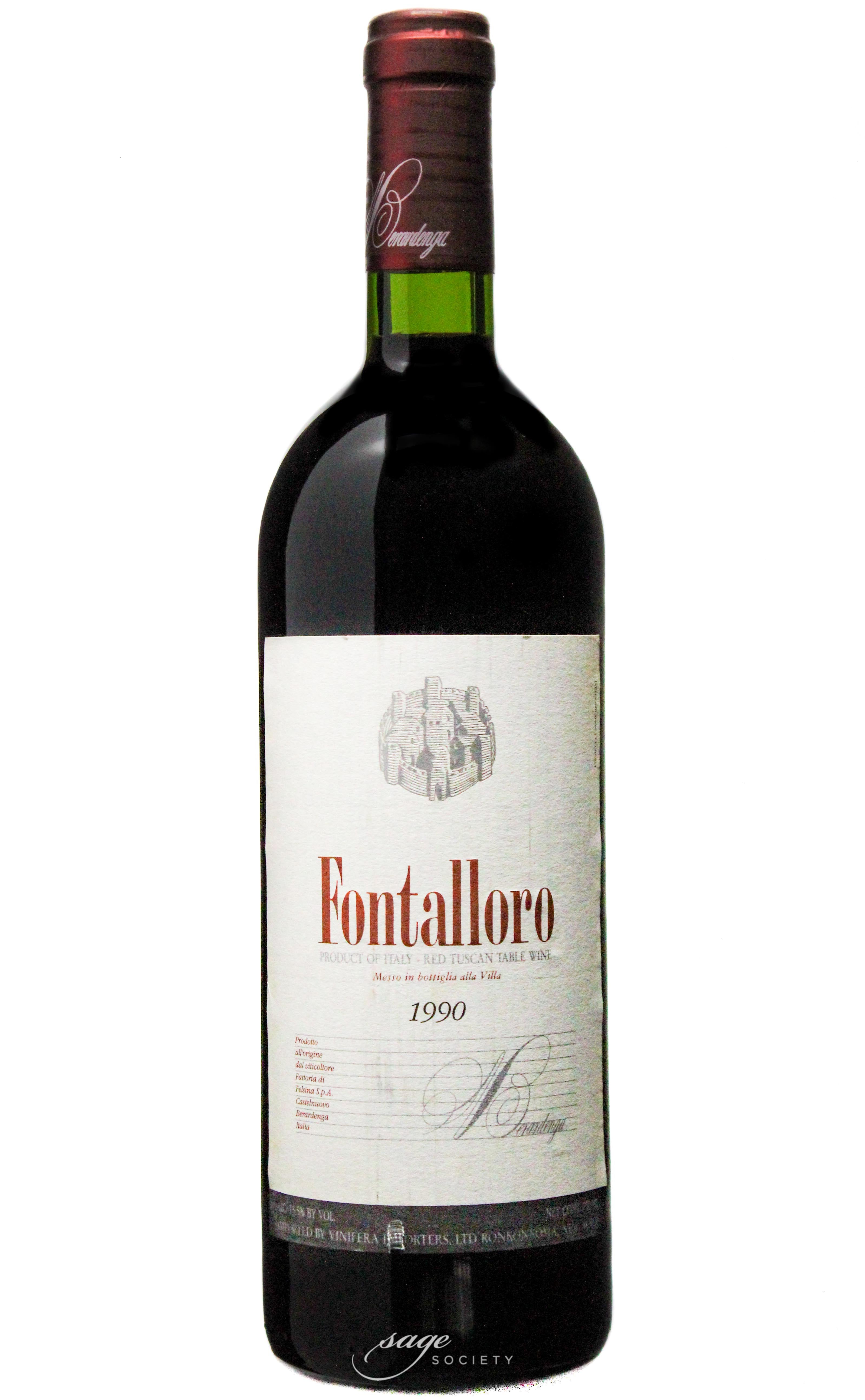 1990 Fattoria di Fèlsina Berardenga Fontalloro