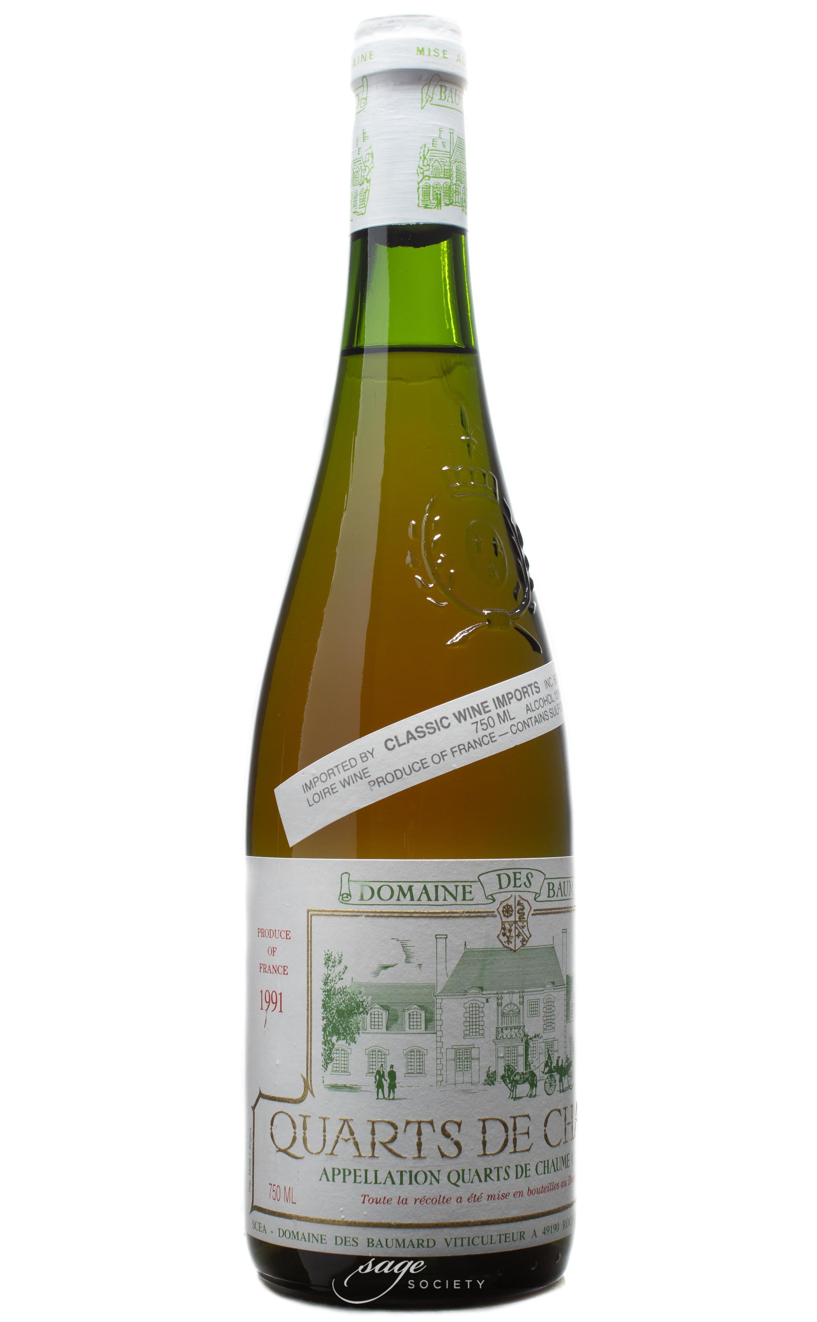 1991 Domaine des Baumard Quarts de Chaume Grand Cru