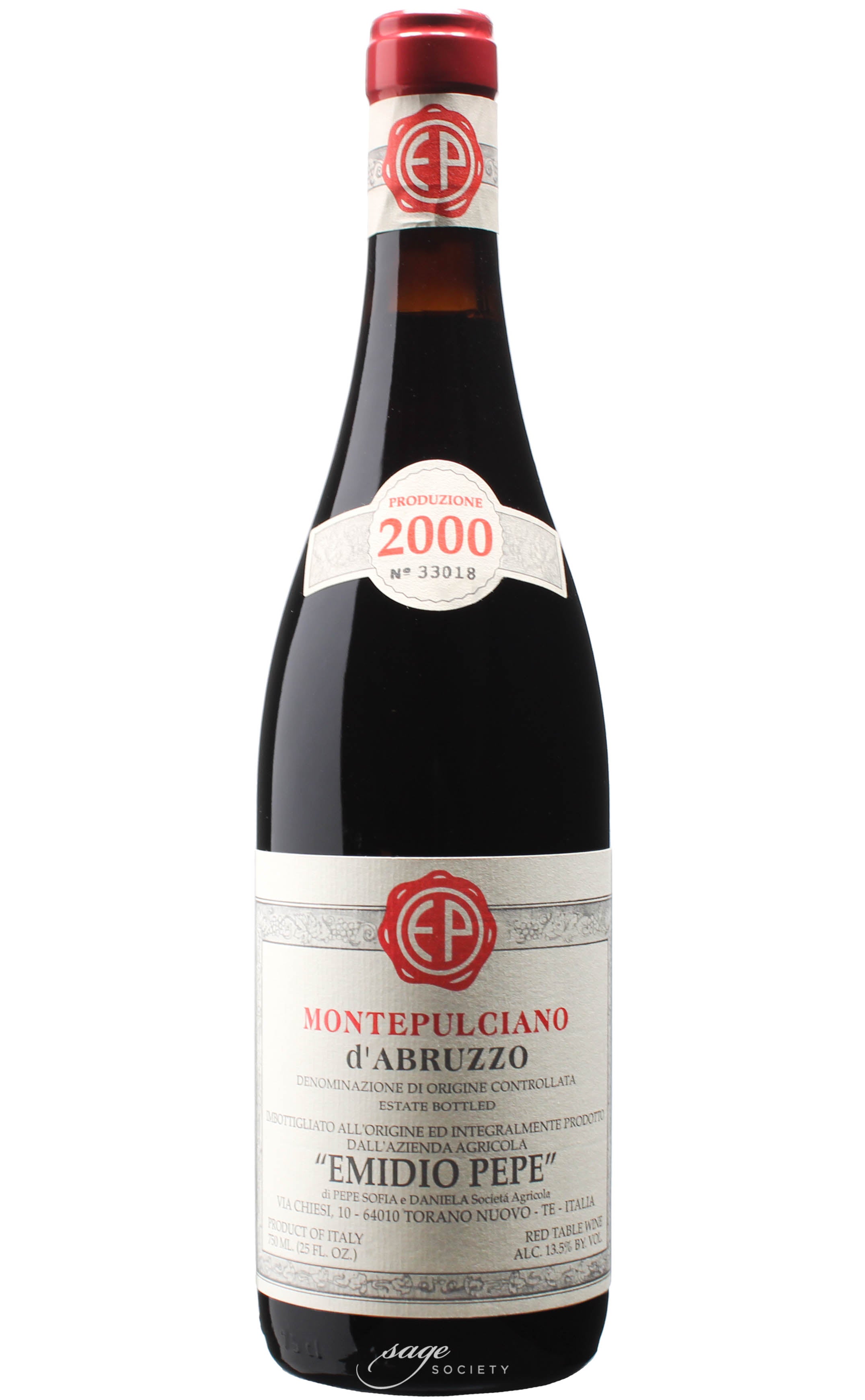 2000 Emidio Pepe Montepulciano d'Abruzzo