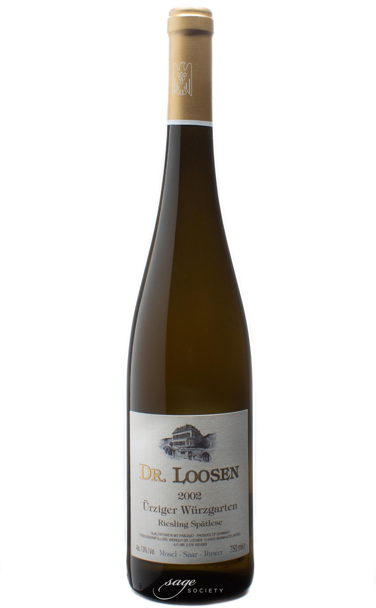 2002 Dr. Loosen Ürziger Würzgarten Riesling Spätlese Goldkapsel Auction