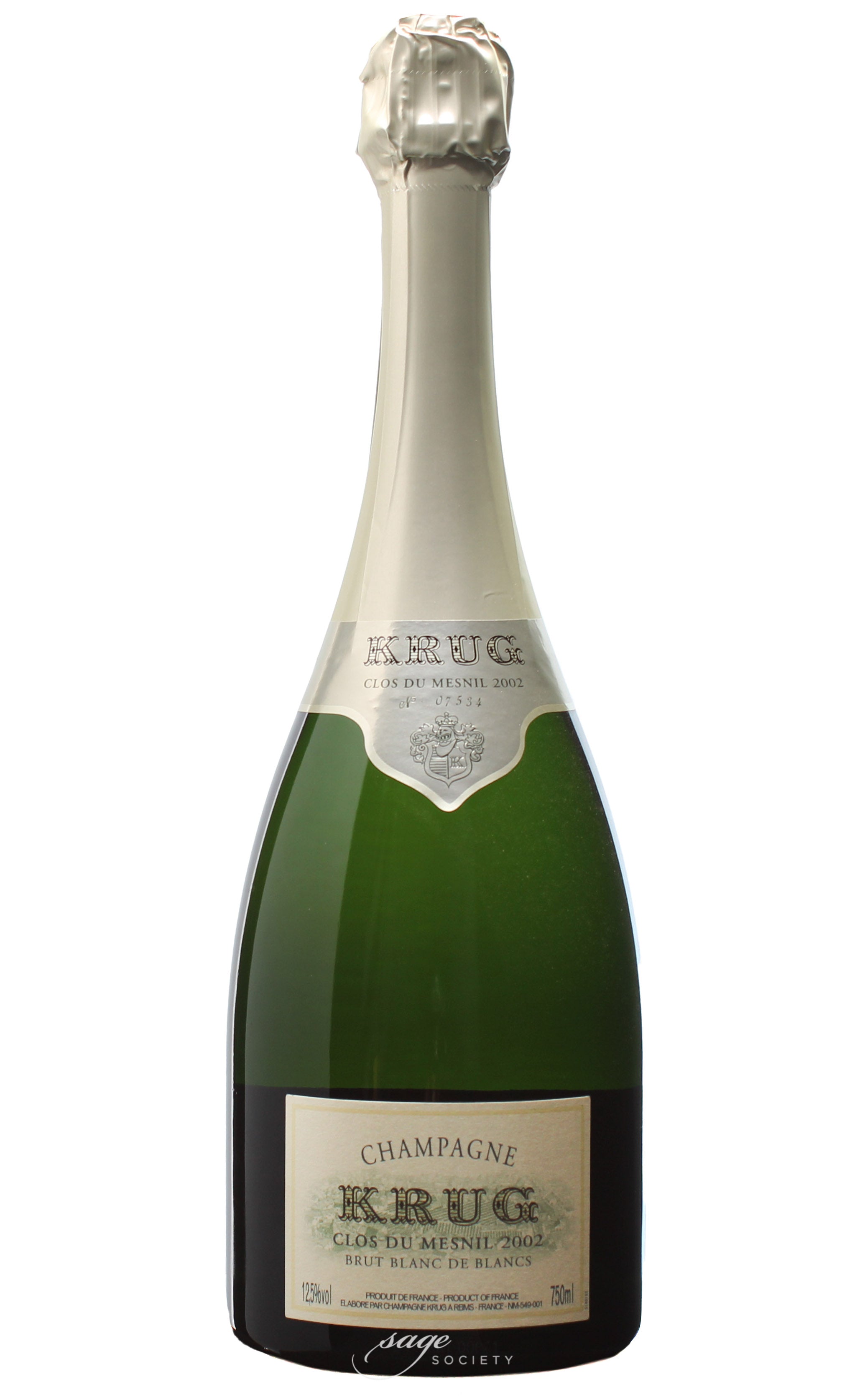 2002 Krug Champagne Clos du Mesnil