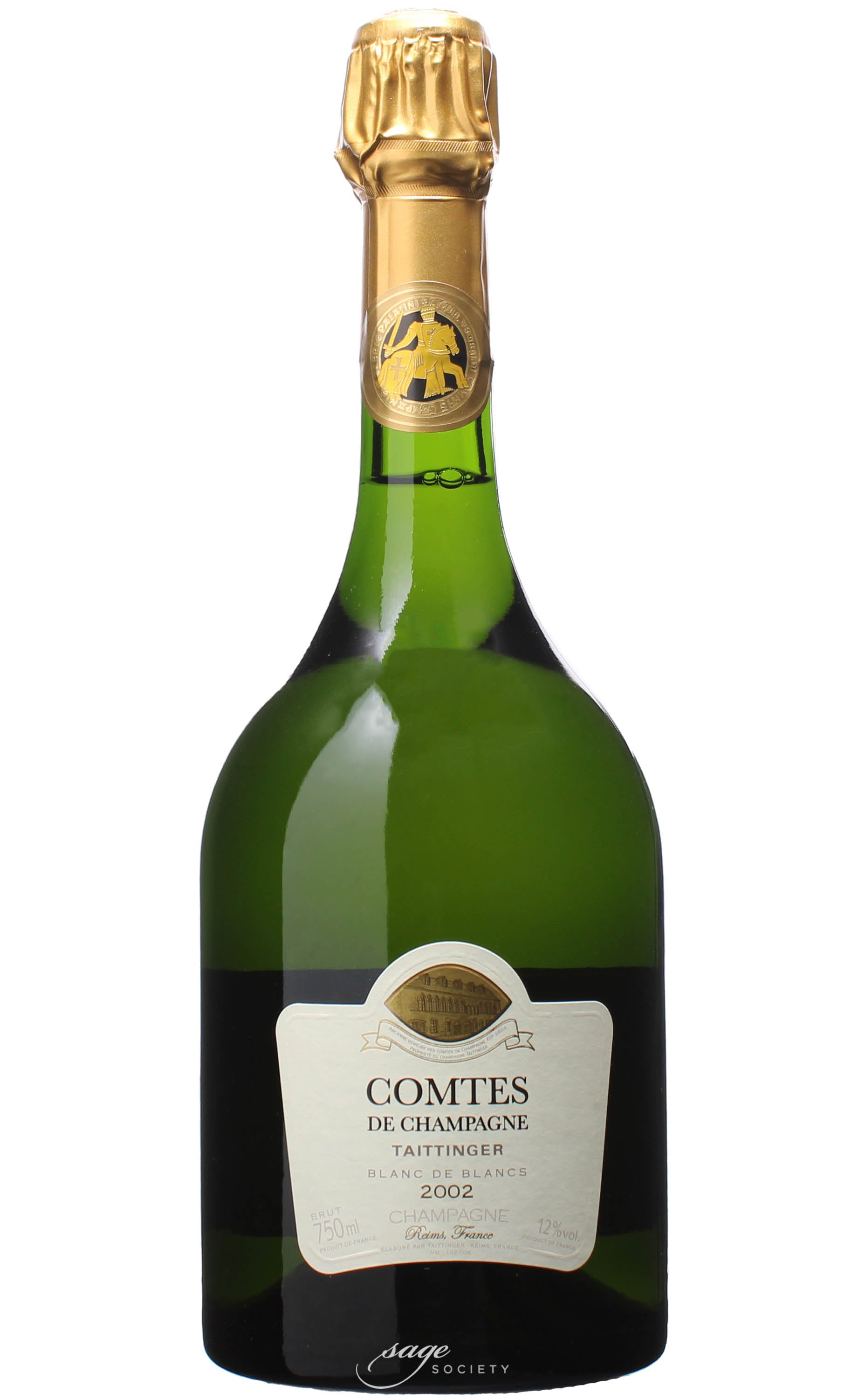 2002 Taittinger Champagne Comtes de Champagne Blanc de Blancs Brut
