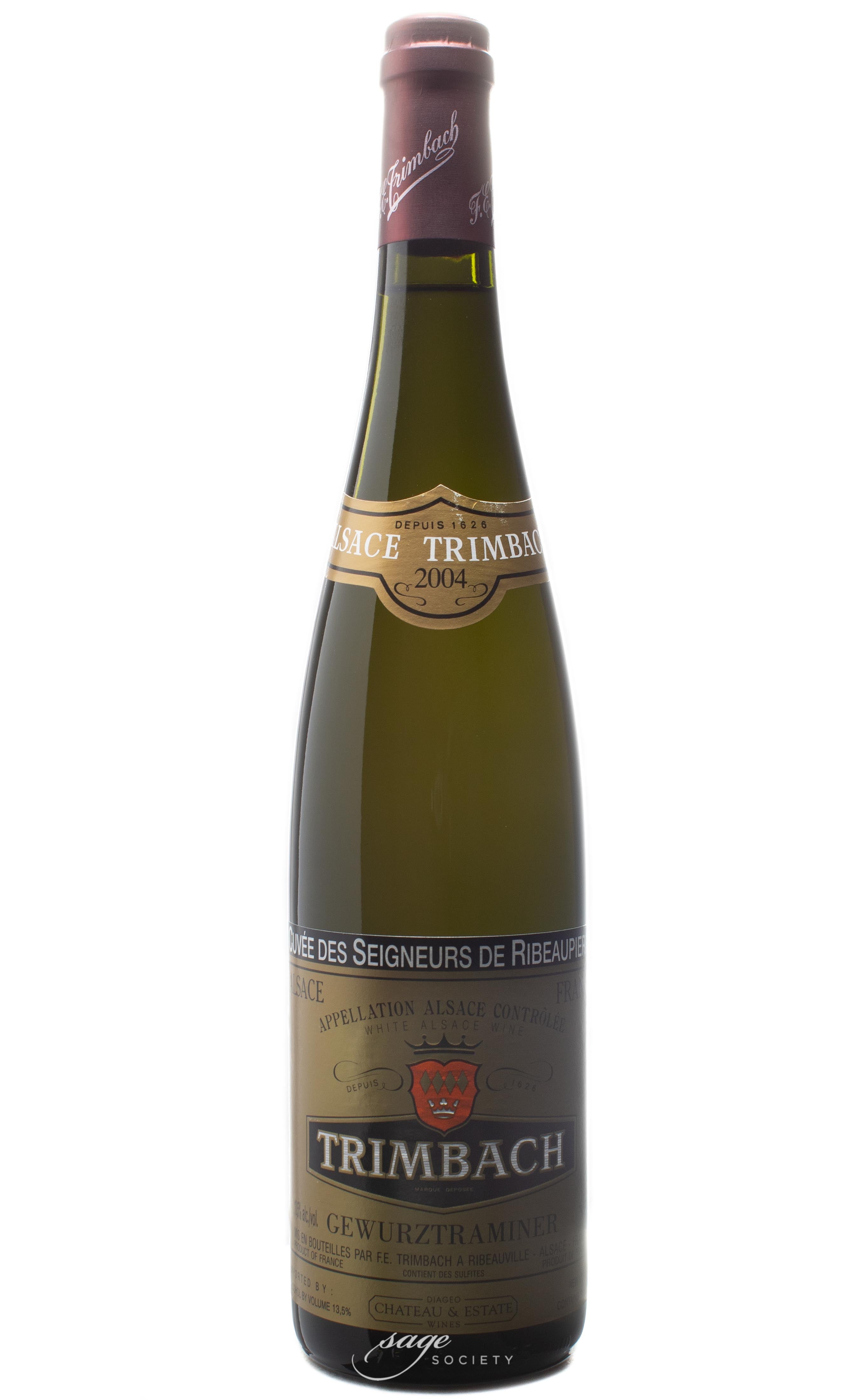 2004 Trimbach Gewurztraminer Cuvée des Seigneurs de Ribeaupierre